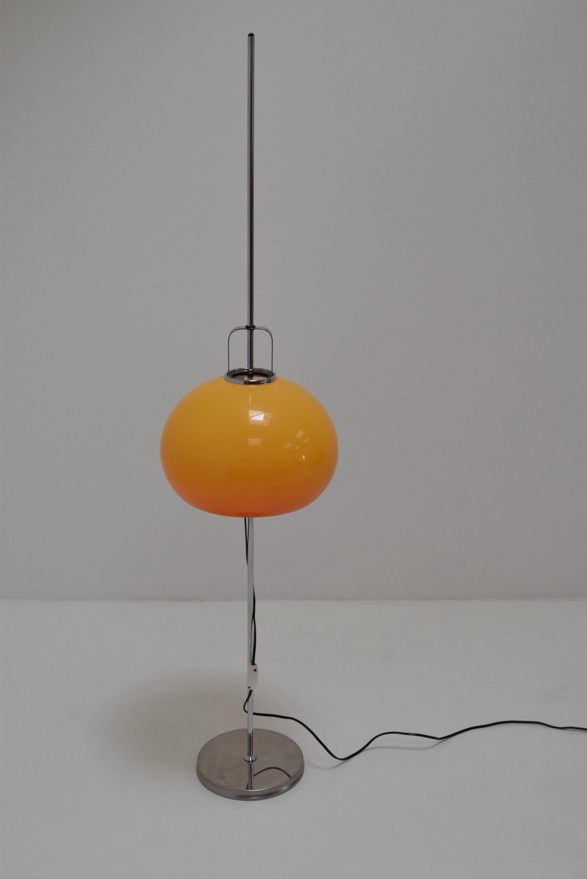 Midcentury Design Floor Lamp Meblo, by Harvey Guzzini, 1970s 3