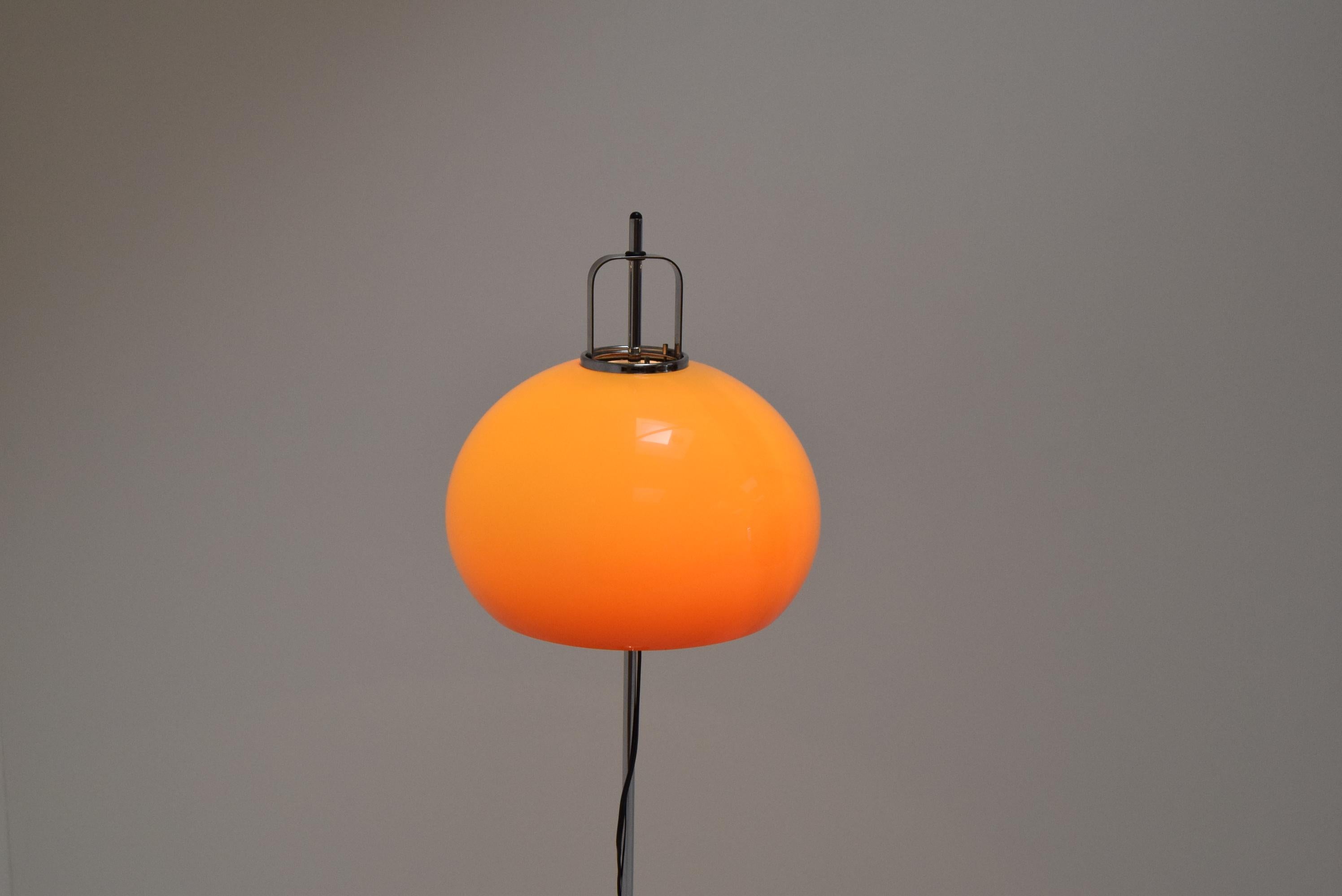 Late 20th Century Midcentury Design Floor Lamp Meblo, by Harvey Guzzini, 1970s