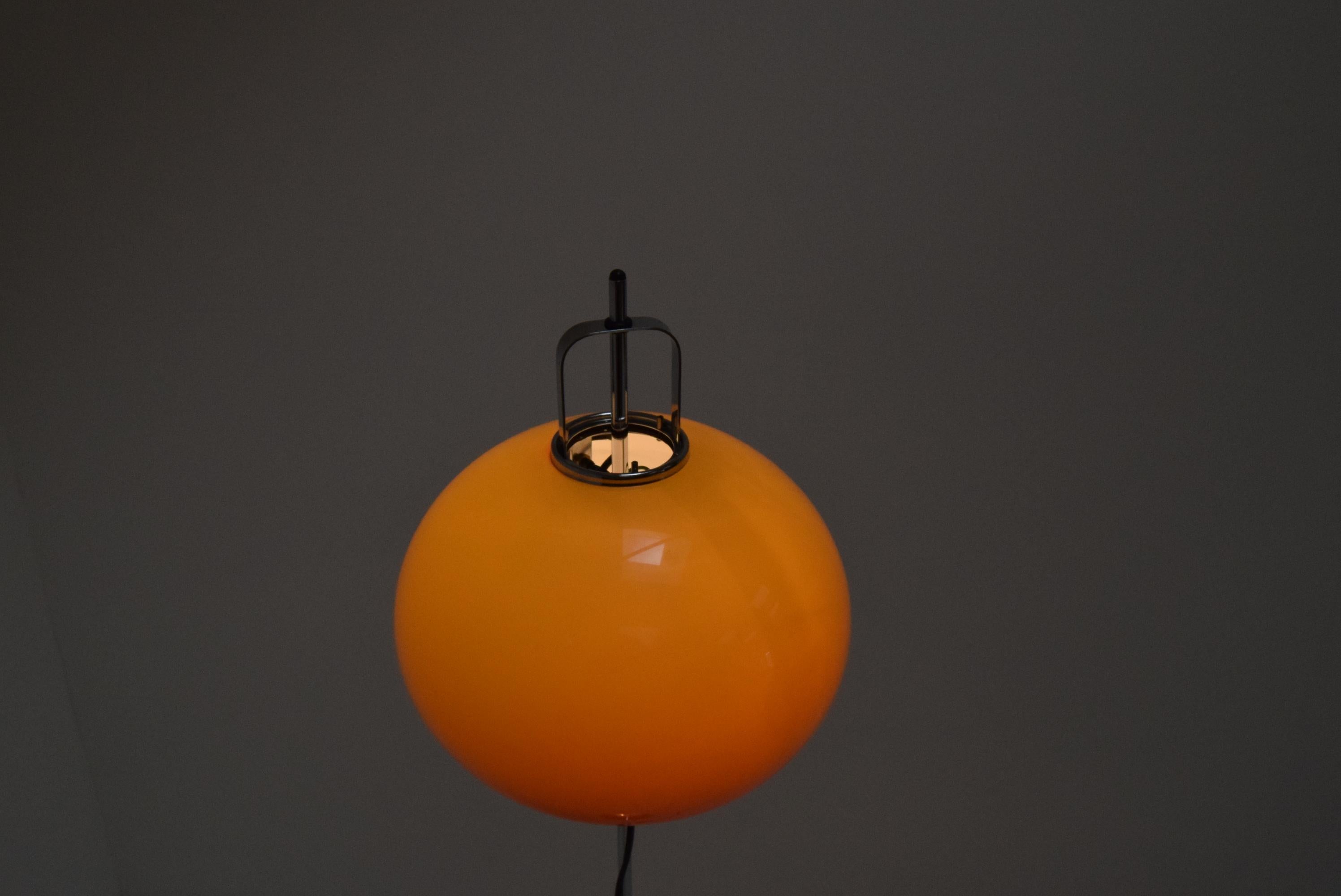 Midcentury Design Floor Lamp Meblo, by Harvey Guzzini, 1970s 1