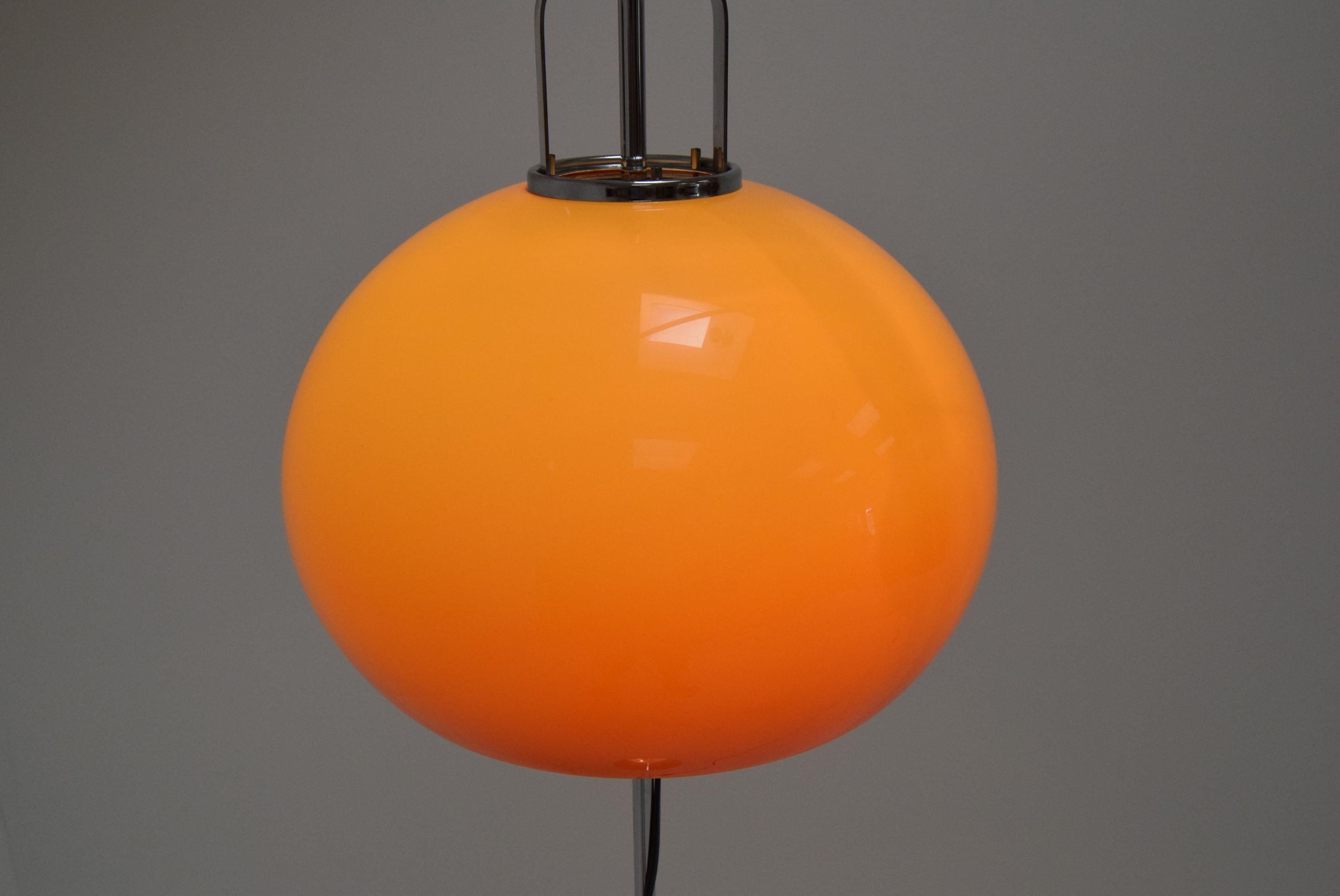 Midcentury Design Floor Lamp Meblo, by Harvey Guzzini, 1970s 2