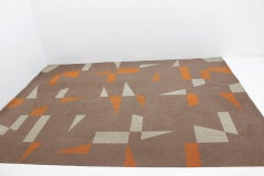 Moquette ou tapis géométrique de style Midcentury Design