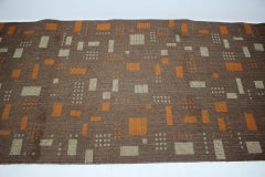 Geometrischer Teppich / Teppich im Mid-Century-Design, 1960er Jahre