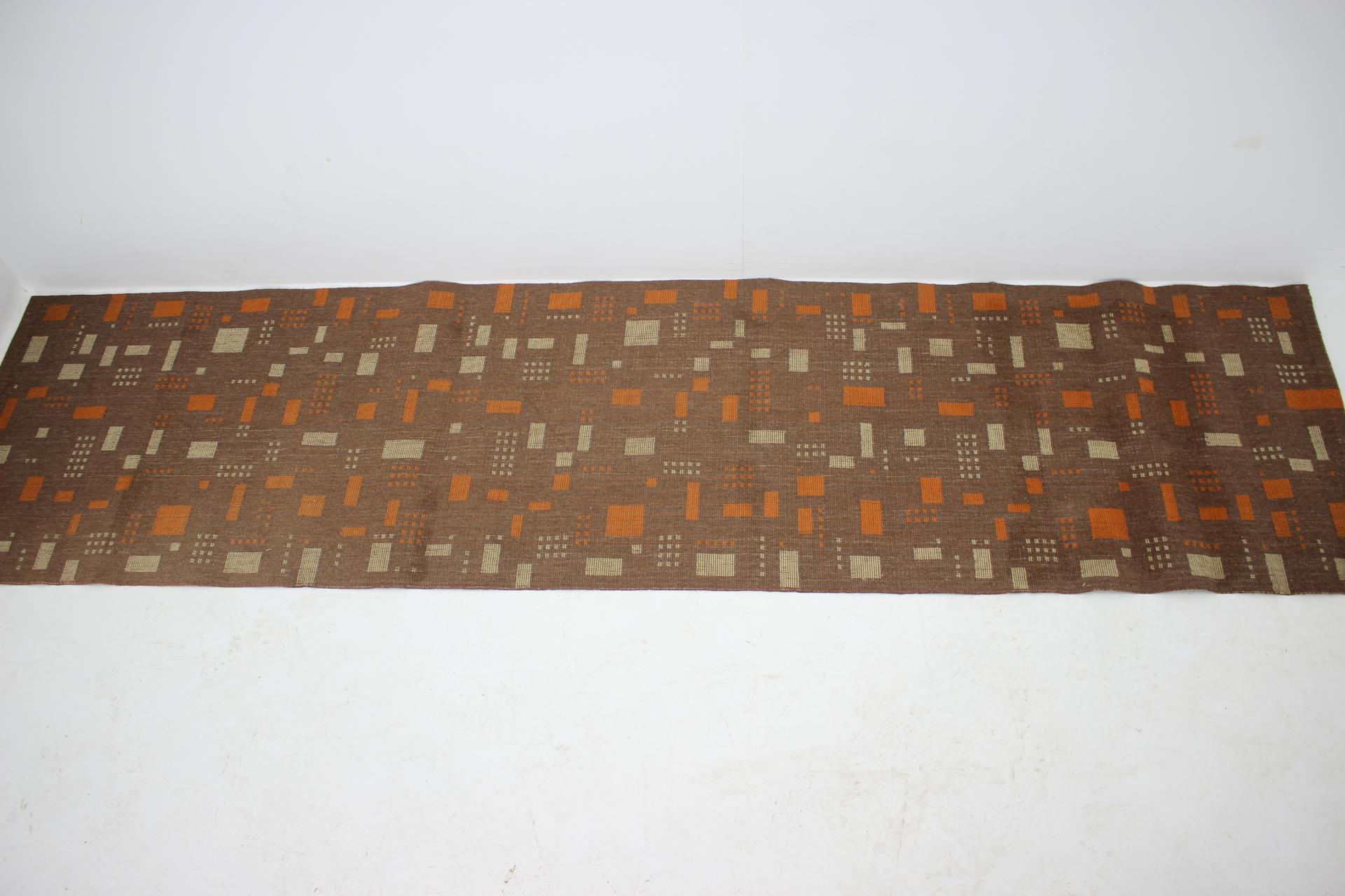 Mid-Century Modern Midcentury Design Geometric Carpet / Rug, 1960s For Sale