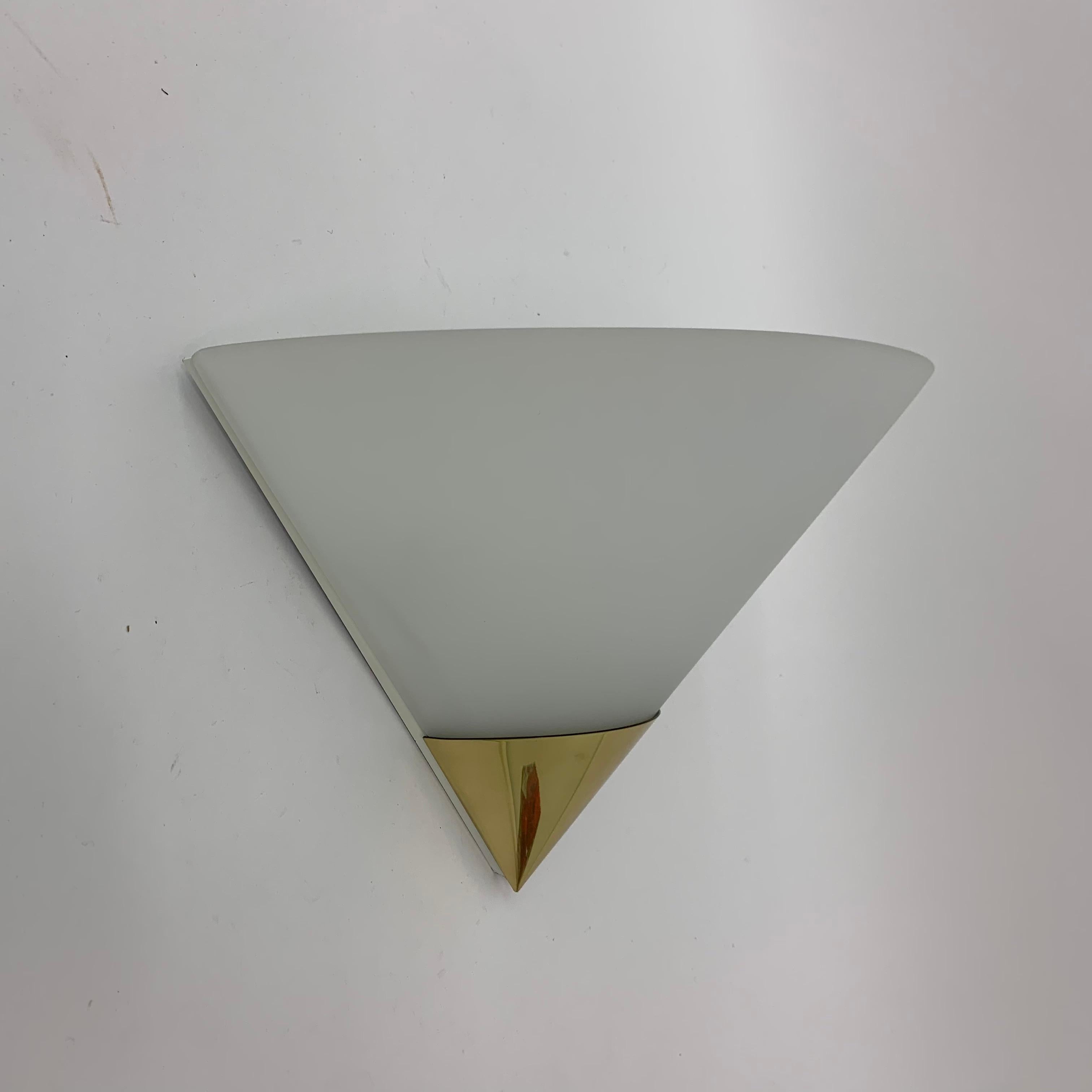 Lámpara de pared de diseño de mediados de siglo Glashutte Limburg, años 70 en venta 4