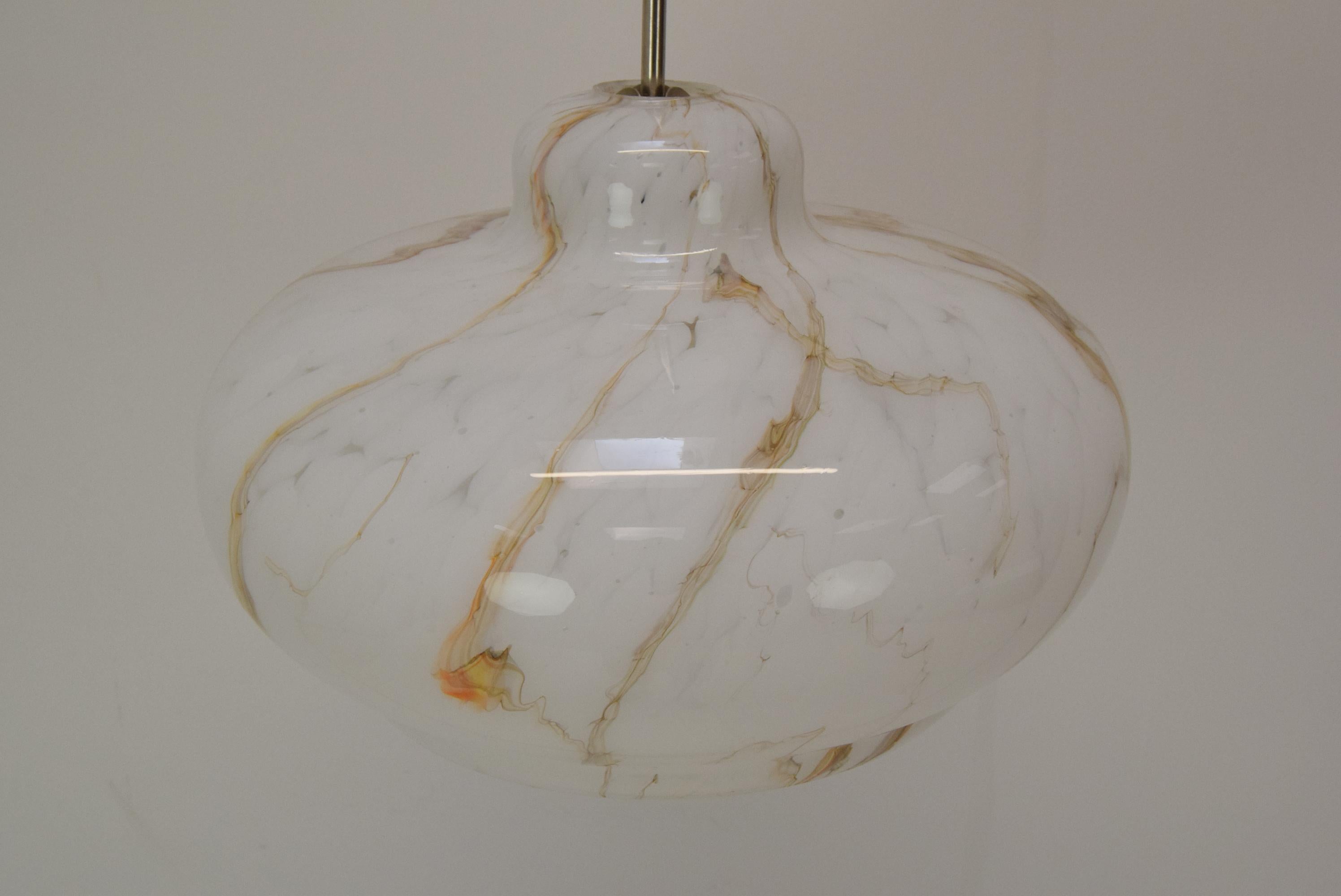 Mid-20th Century Mid-century Design Glass Pendant, 1960's.  For Sale