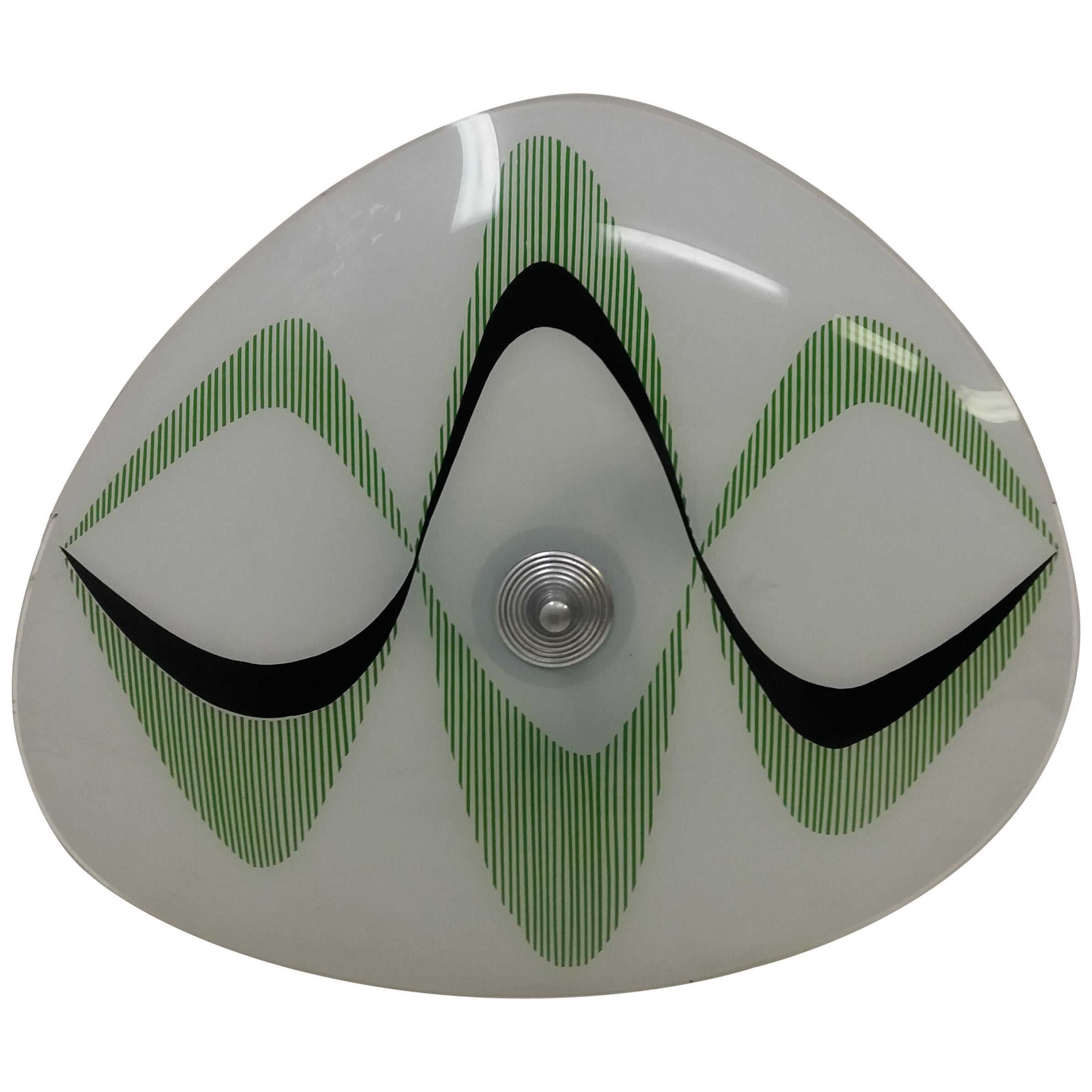 Midcentury Design Glass Pendant/Napako, 1960s For Sale