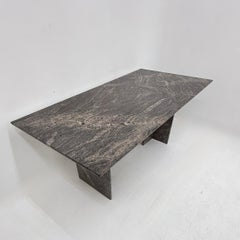 Mid-century design granite dining table , 1970s