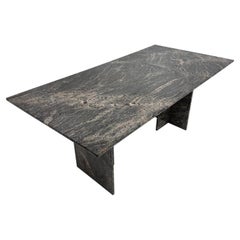 Mid-century design granite dining table , 1970s