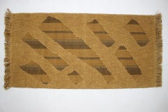 Handgefertigter Wandteppich aus der Mitte des Jahrhunderts, 1960er Jahre