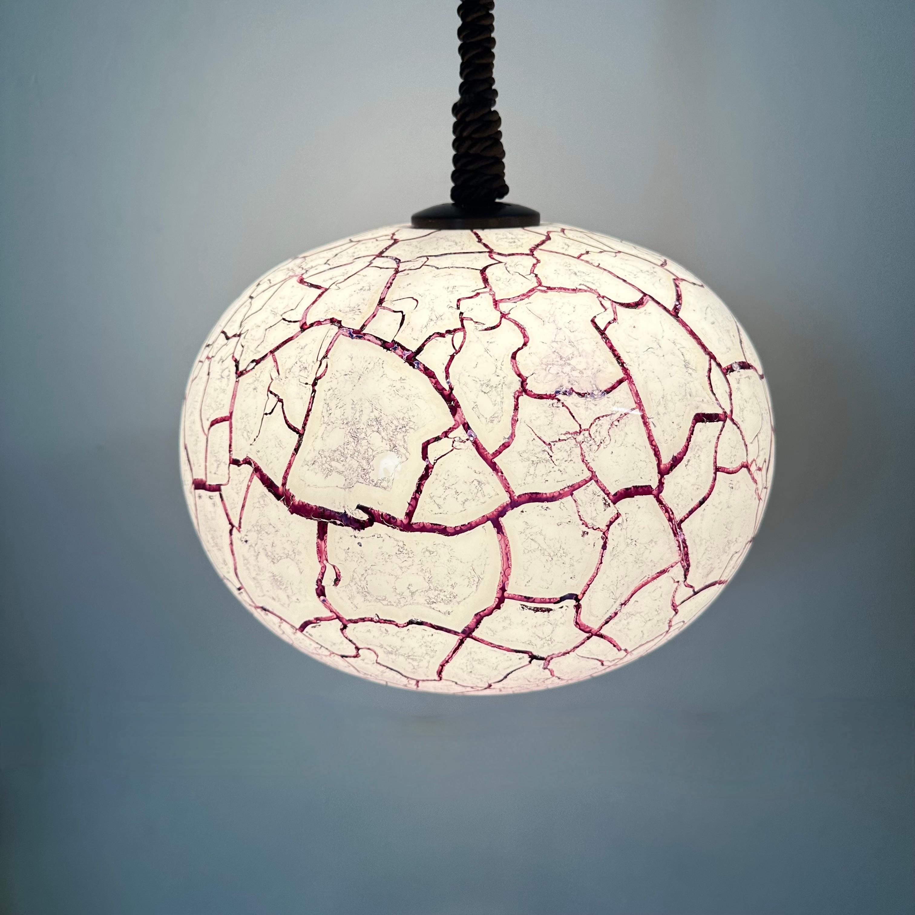 Lampada a sospensione dal design di metà secolo, anni '70 in vendita 3