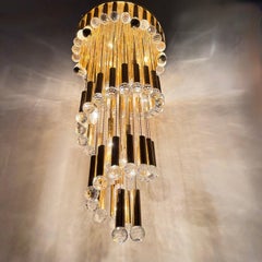 Lampada a sospensione di design di metà secolo di Ernst Palme , Germania , anni '70