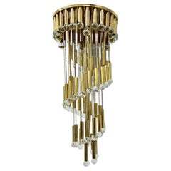 Mid-century design hanging lamp by Ernst Palme , Germany , 1970s