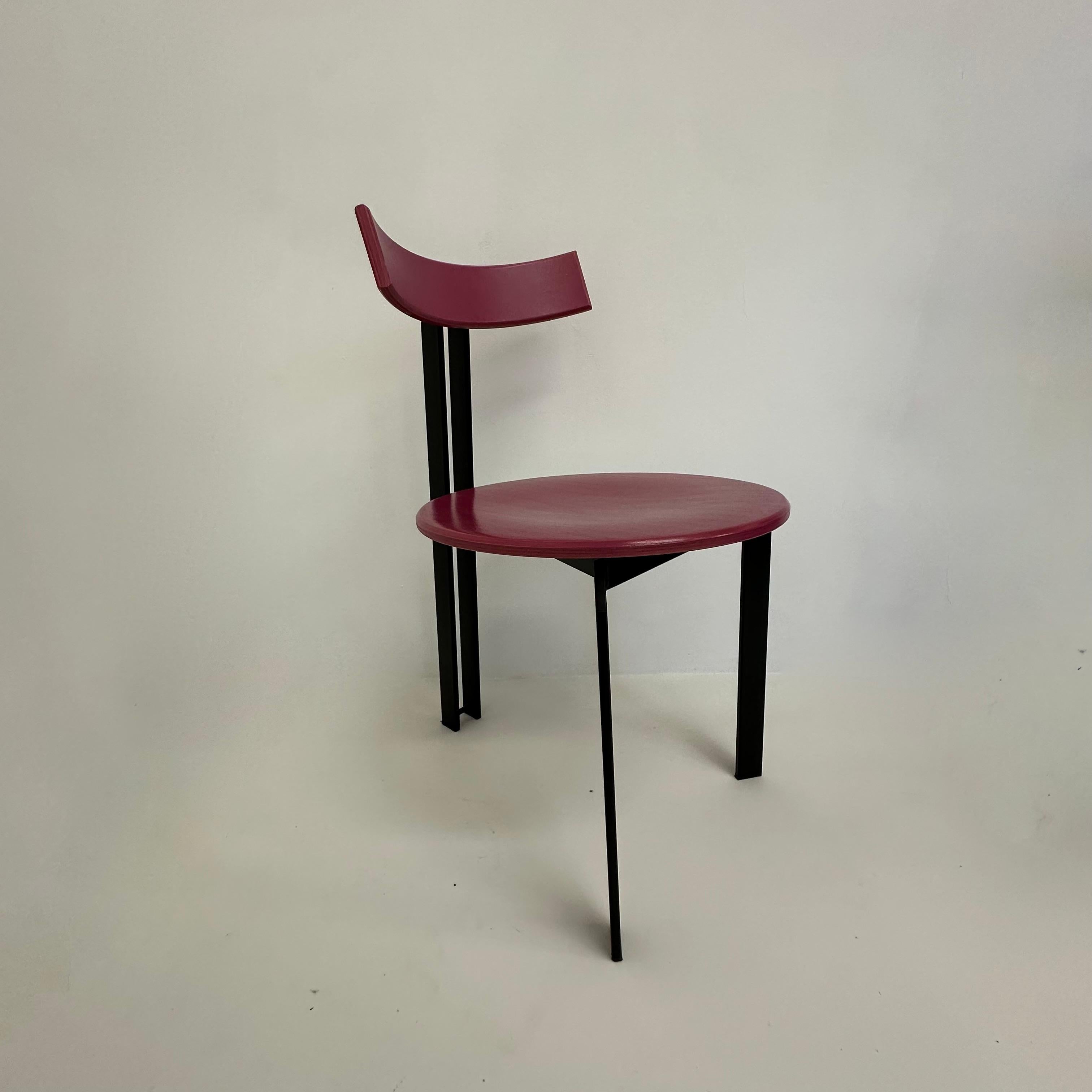 Mid-century design Harvink zeta dining chair , 1980’s For Sale 4