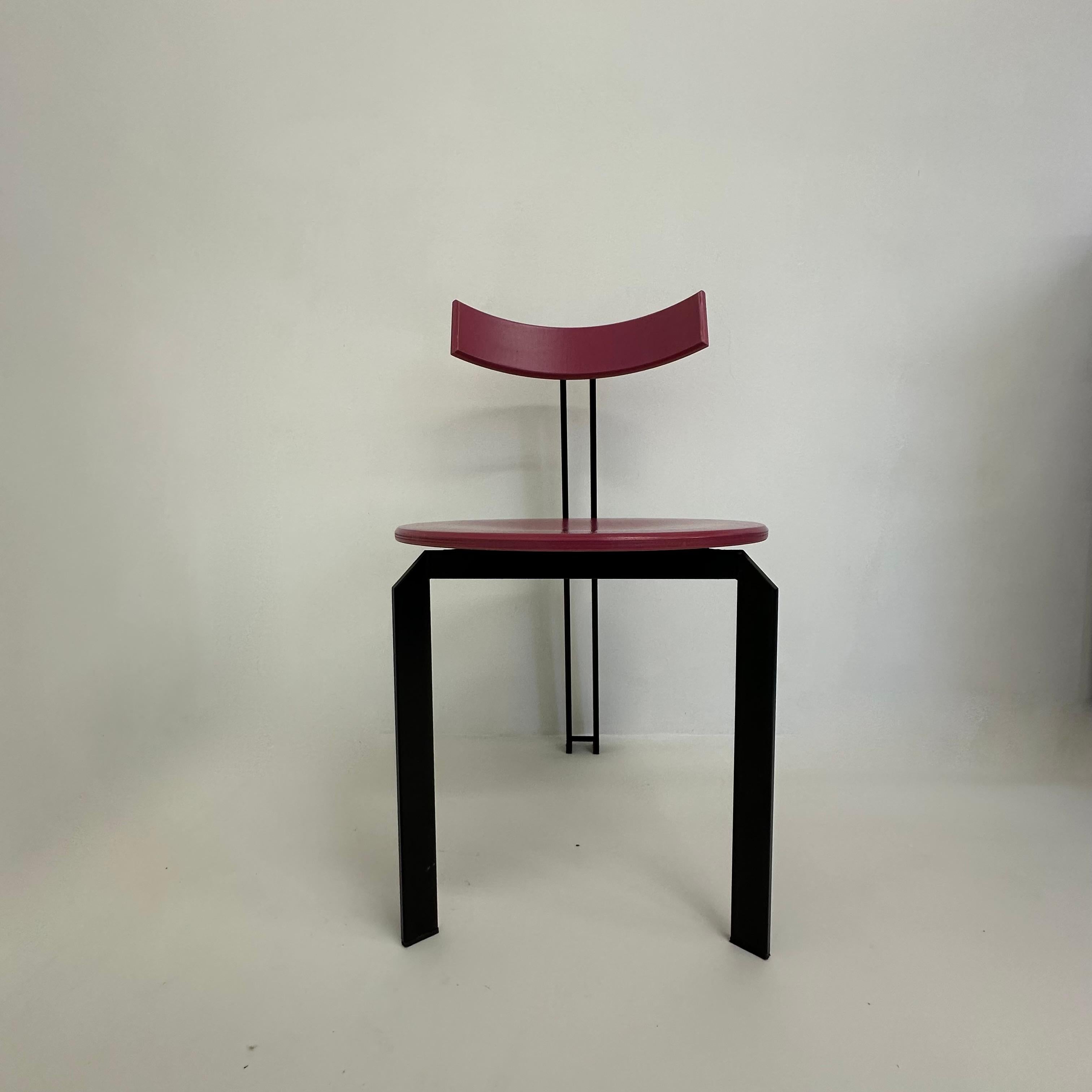 Late 20th Century Mid-century design Harvink zeta dining chair , 1980’s For Sale