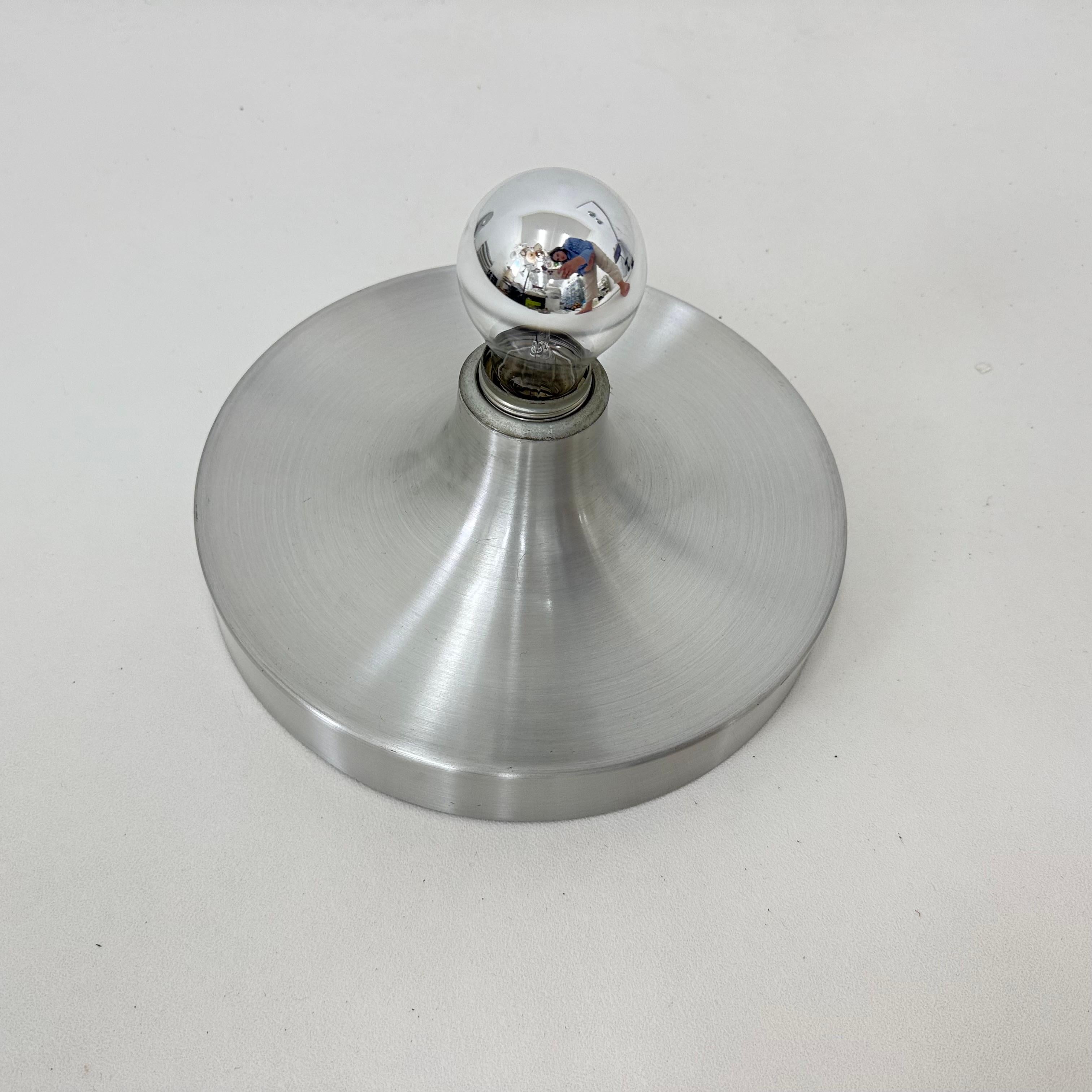 Fin du 20e siècle Lampe à disque de l'ère spatiale Honsel, design du milieu du siècle, années 1970, attribuée à Charl en vente