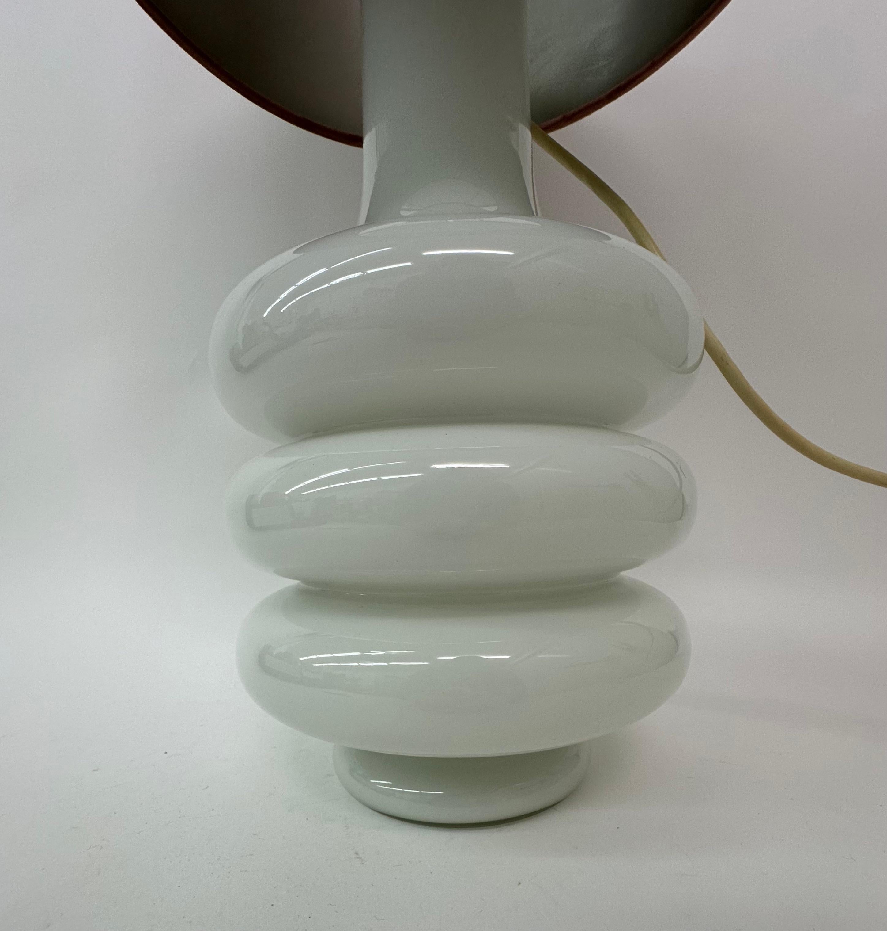 Mid- century design illuminated glass floor / table lamp , 1970’s For Sale 6