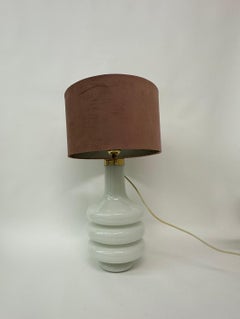 Mid- century design illuminated glass floor / table lamp , 1970’s