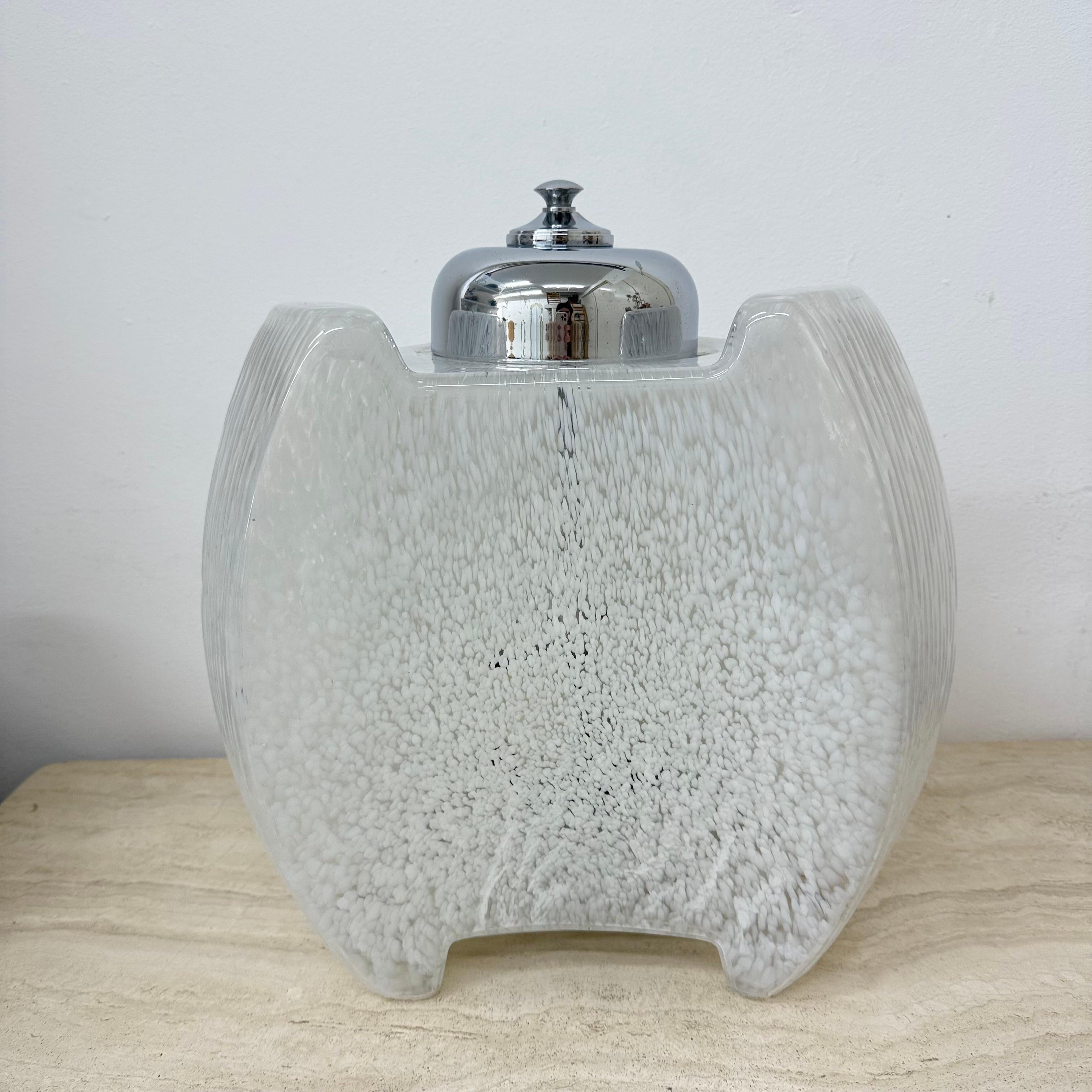 Lampadaire/lampe de table italienne en verre du milieu du siècle dernier, Carlo Nason pour Mazzega en vente 5