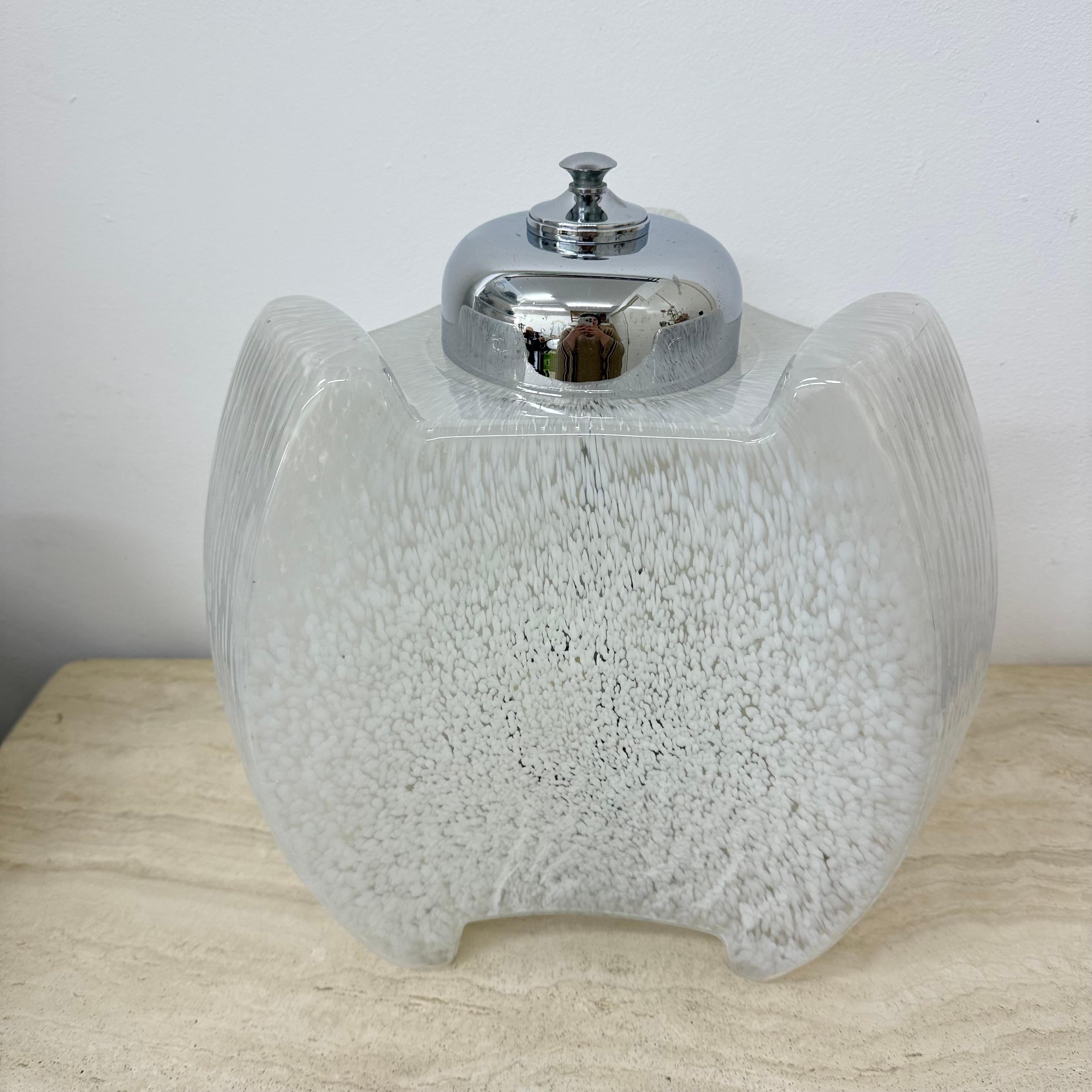Lampadaire/lampe de table italienne en verre du milieu du siècle dernier, Carlo Nason pour Mazzega en vente 6