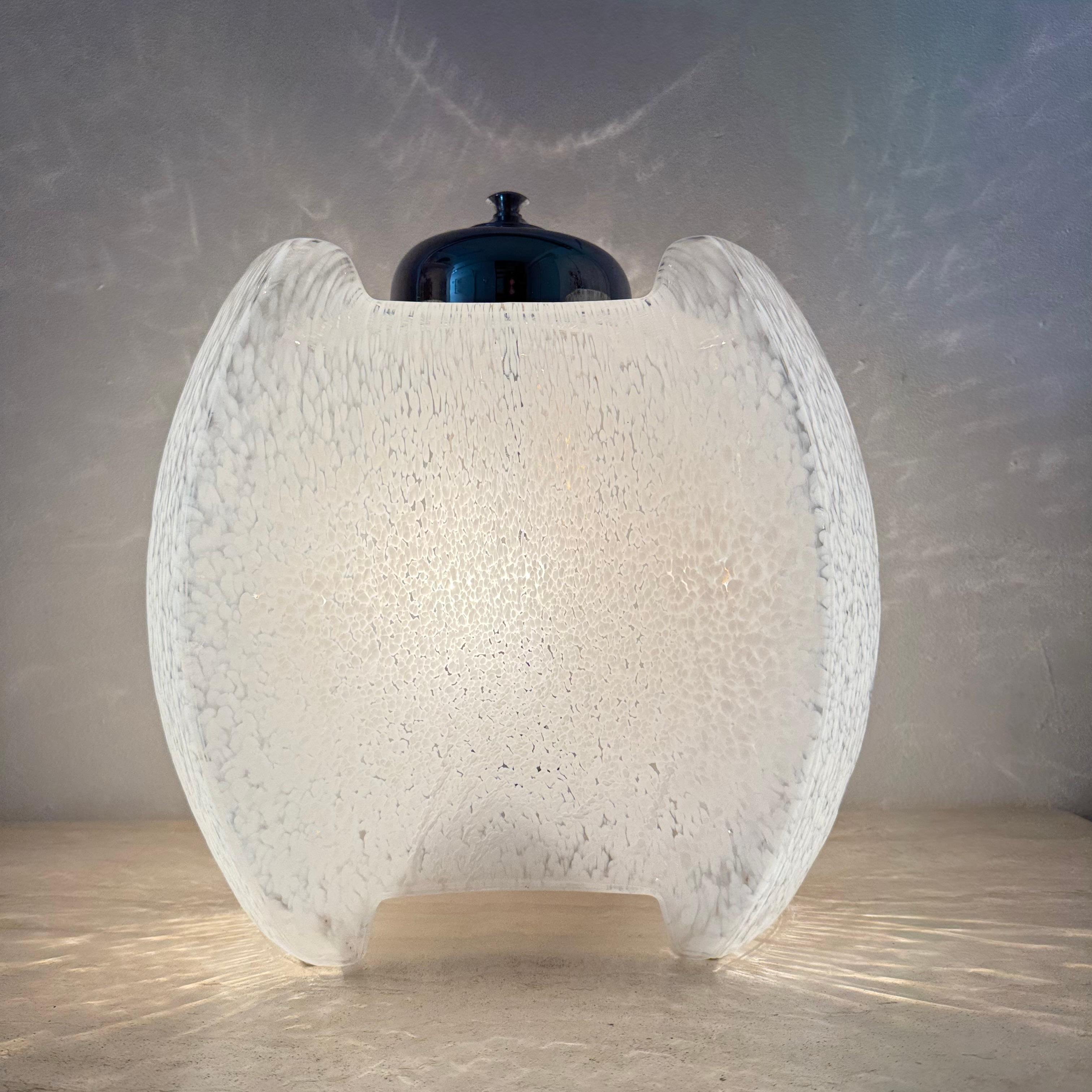 Lampadaire/lampe de table italienne en verre du milieu du siècle dernier, Carlo Nason pour Mazzega en vente 10