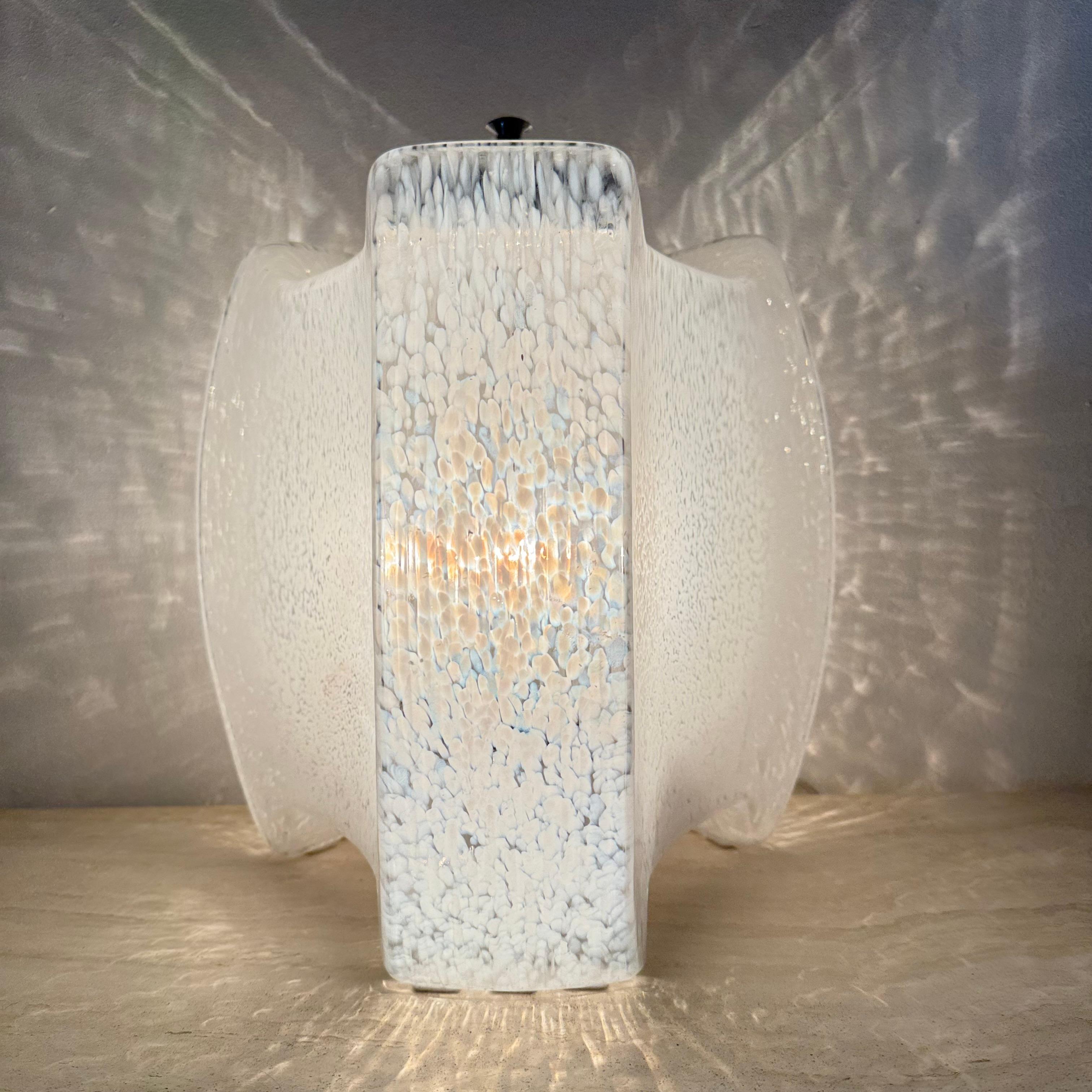 Lampadaire/lampe de table italienne en verre du milieu du siècle dernier, Carlo Nason pour Mazzega en vente 12