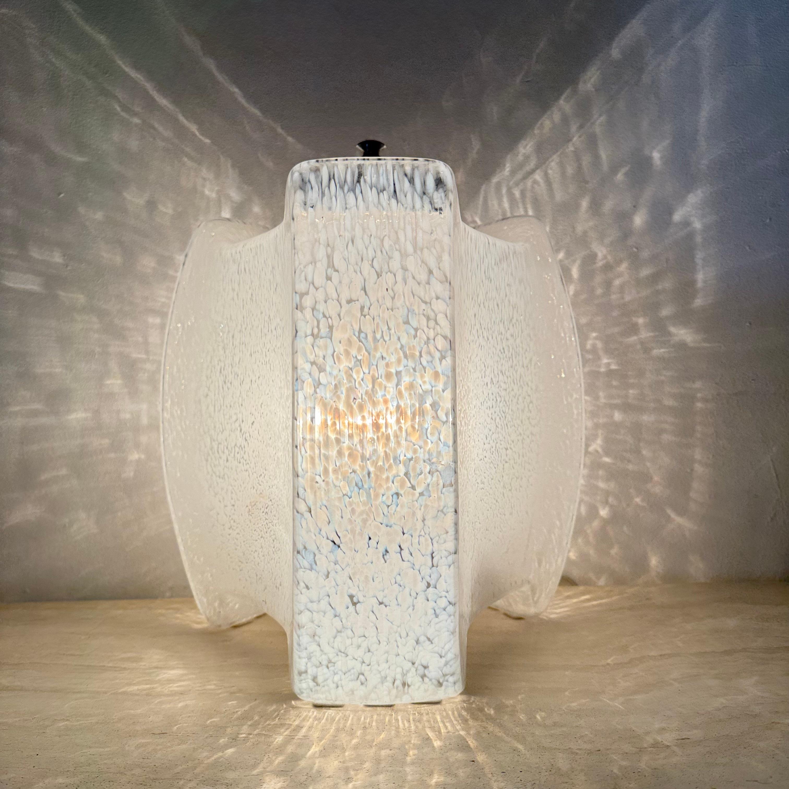 Lampadaire/lampe de table italienne en verre du milieu du siècle dernier, Carlo Nason pour Mazzega en vente 13