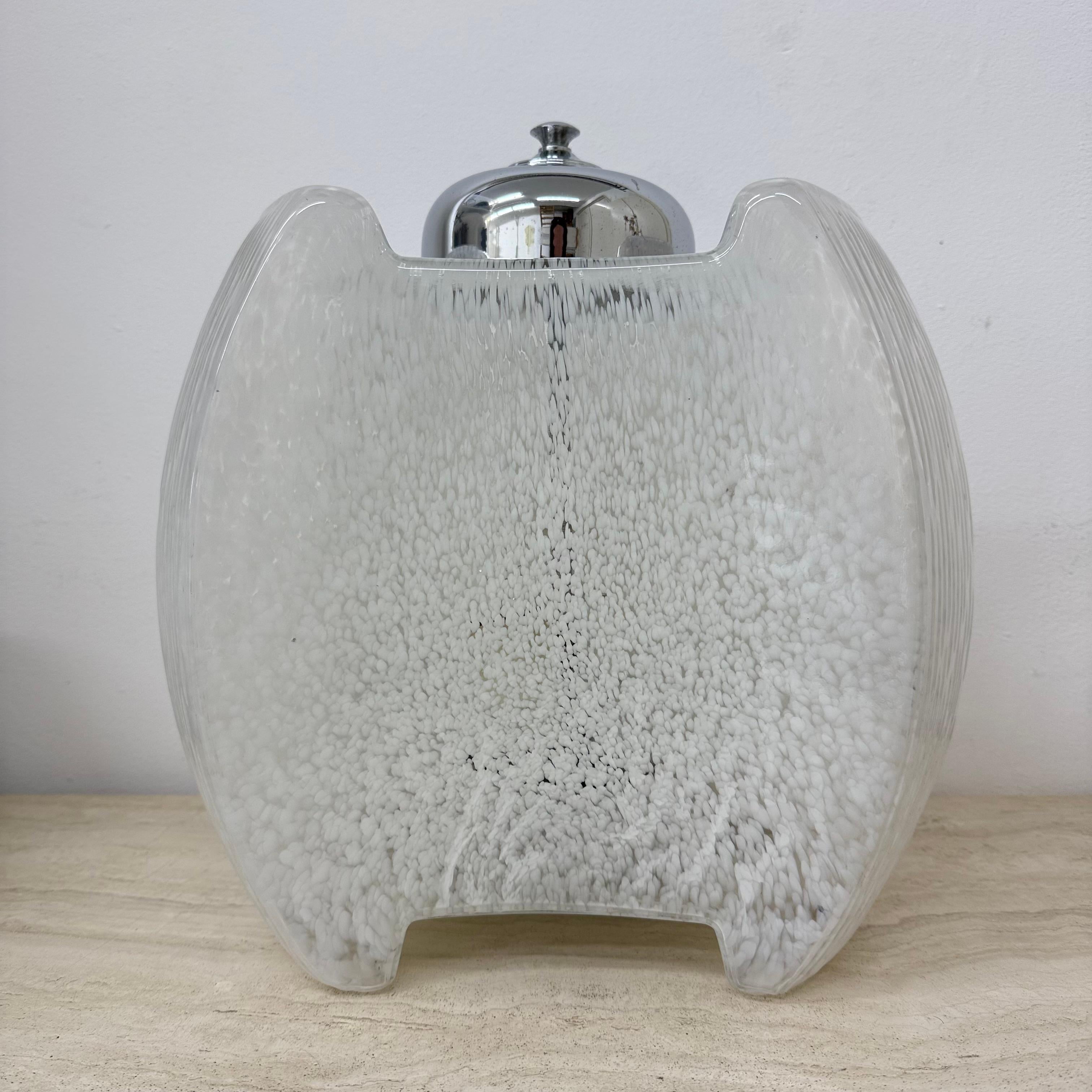 Lampadaire/lampe de table italienne en verre du milieu du siècle dernier, Carlo Nason pour Mazzega en vente 2