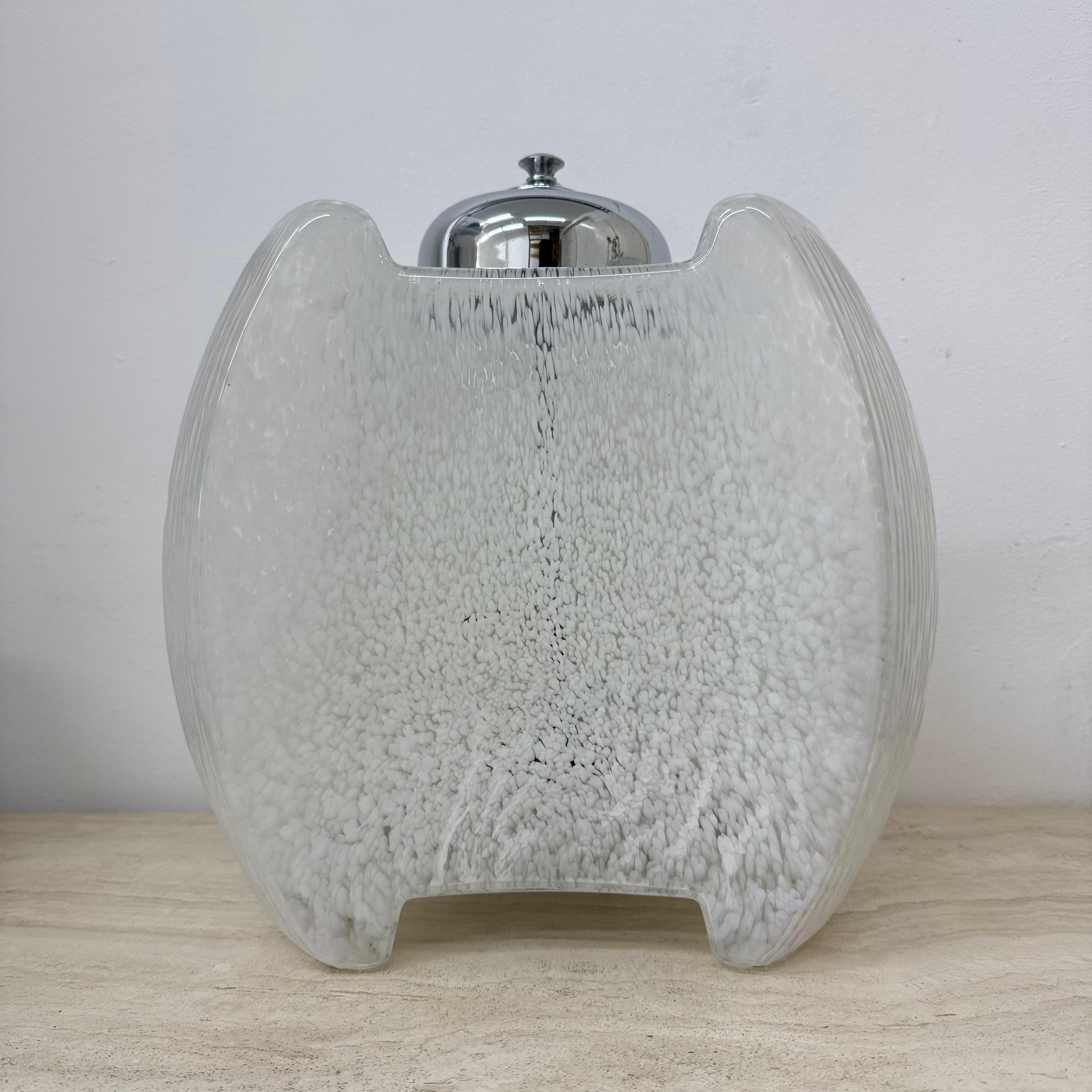 Lampadaire/lampe de table italienne en verre du milieu du siècle dernier, Carlo Nason pour Mazzega en vente 3