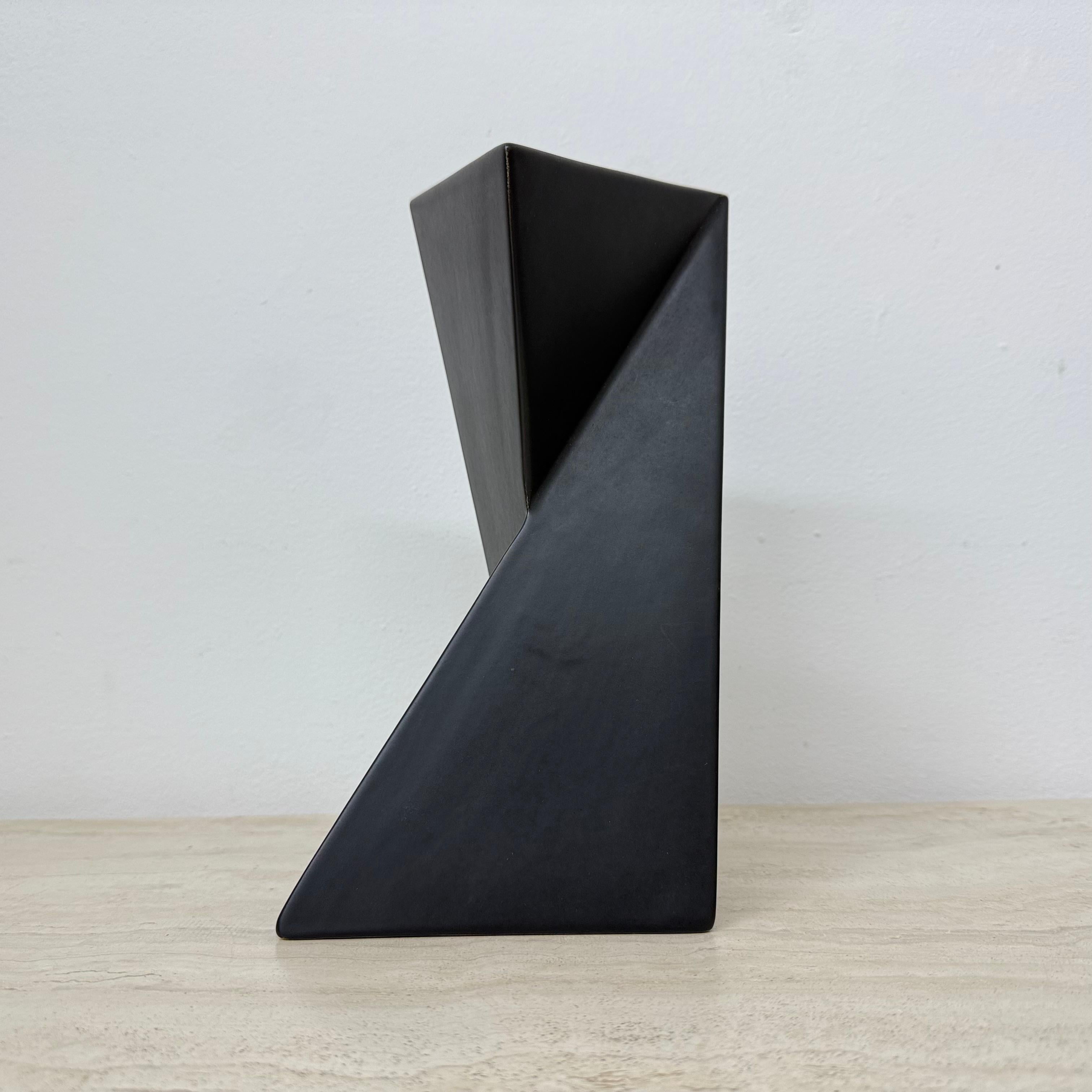 Diseño de mediados de siglo Jan van der Vaart vaas , años 70 en venta 5