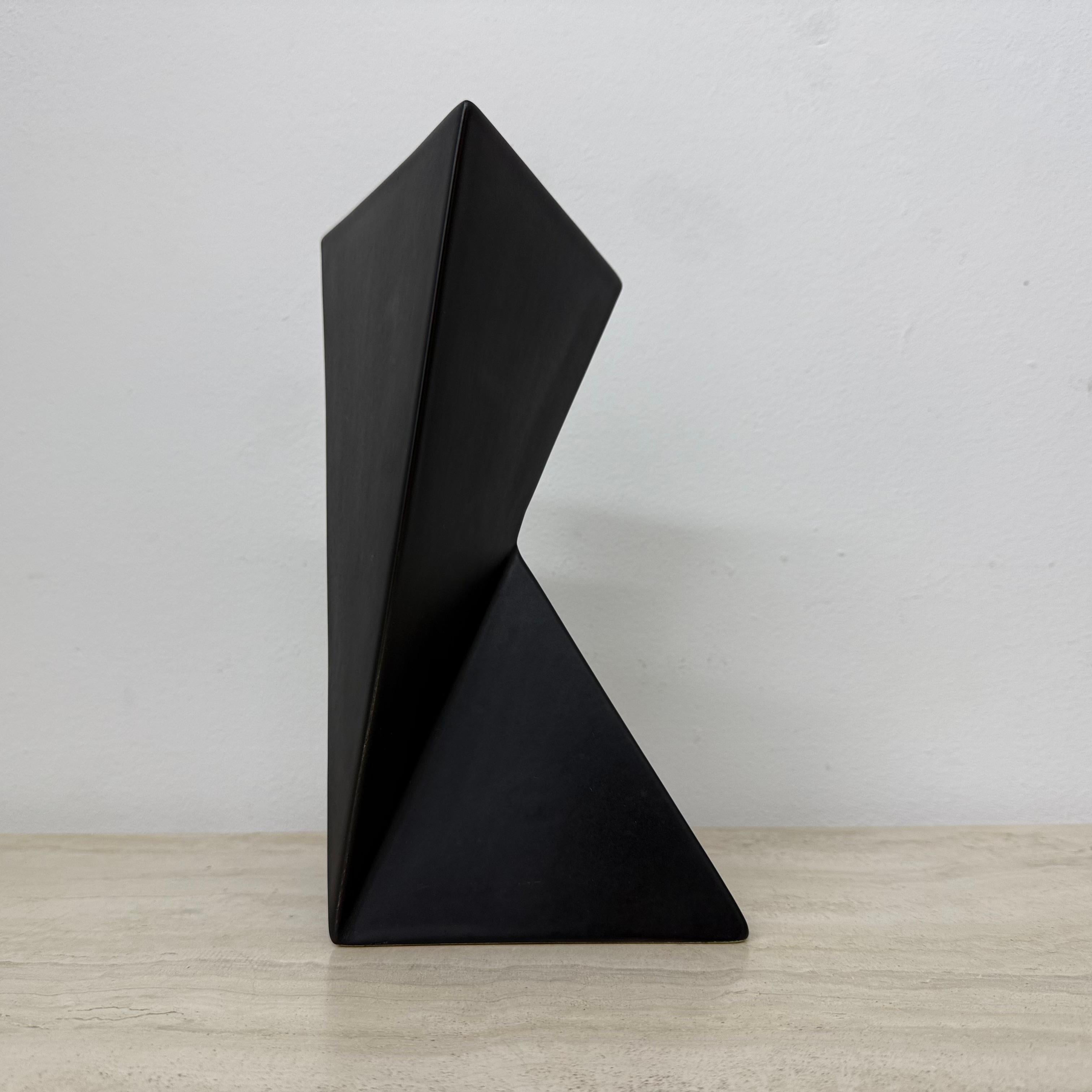 Diseño de mediados de siglo Jan van der Vaart vaas , años 70 en Bueno estado para la venta en Delft, NL