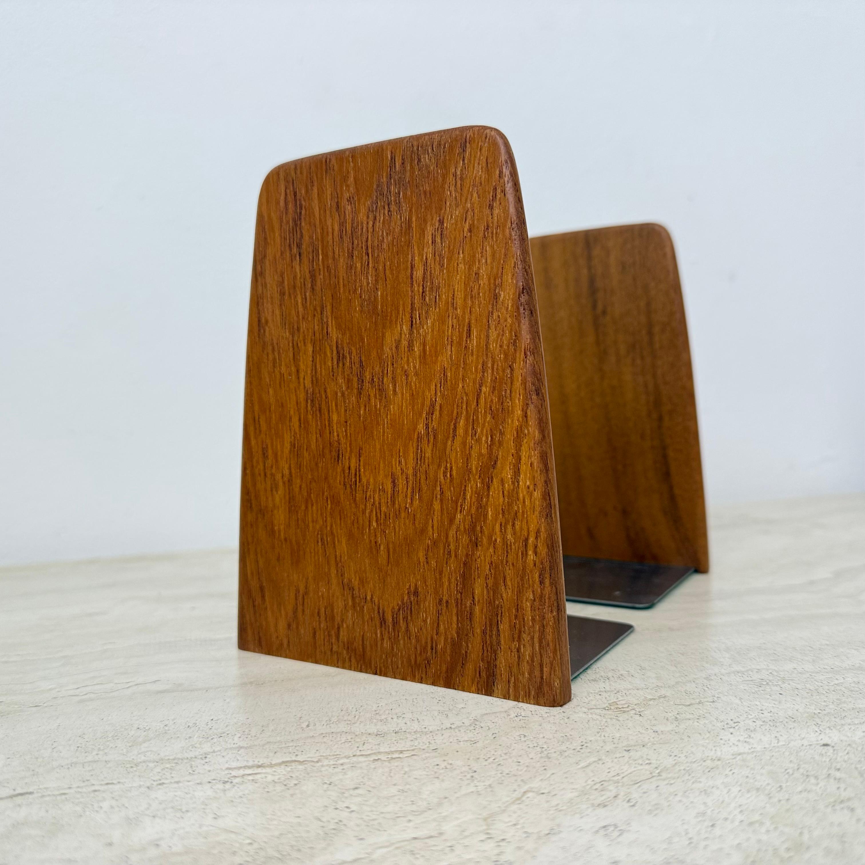 Scandinavian Modern Mid century design kai kristiansen bookends teak wood , 1960s