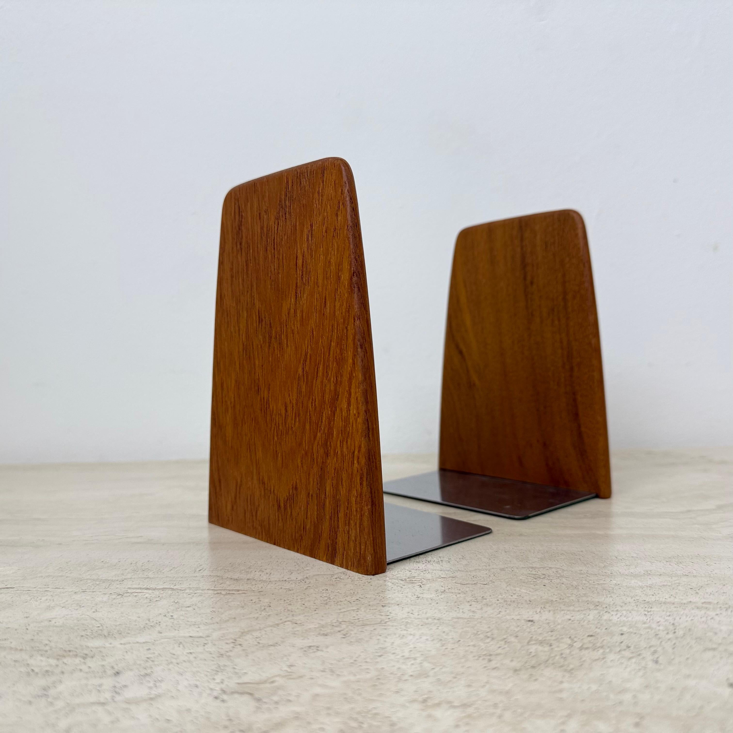Mid century design kai kristiansen bookends teak wood , 1960s In Good Condition In Delft, NL