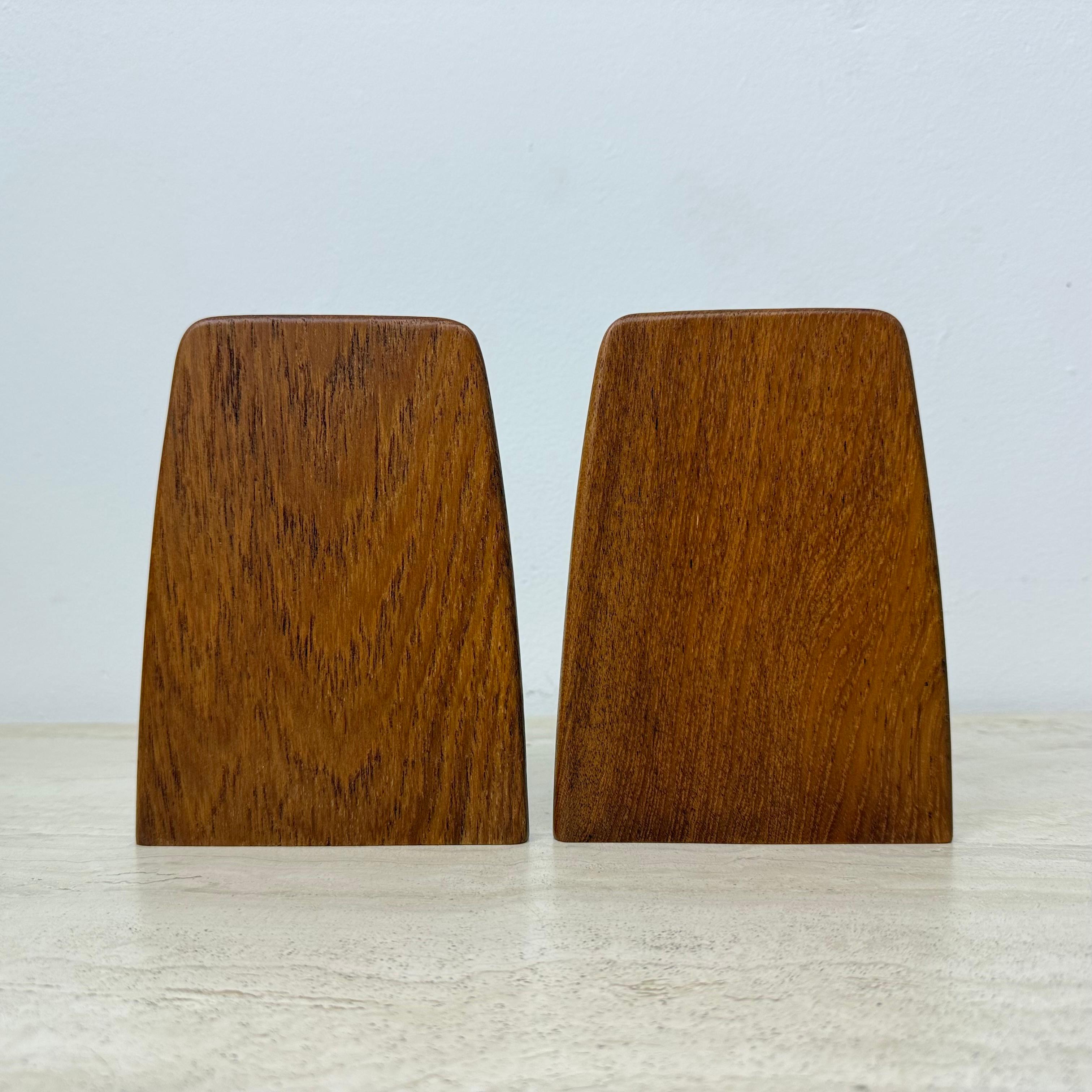 Mid-20th Century Mid century design kai kristiansen bookends teak wood , 1960s