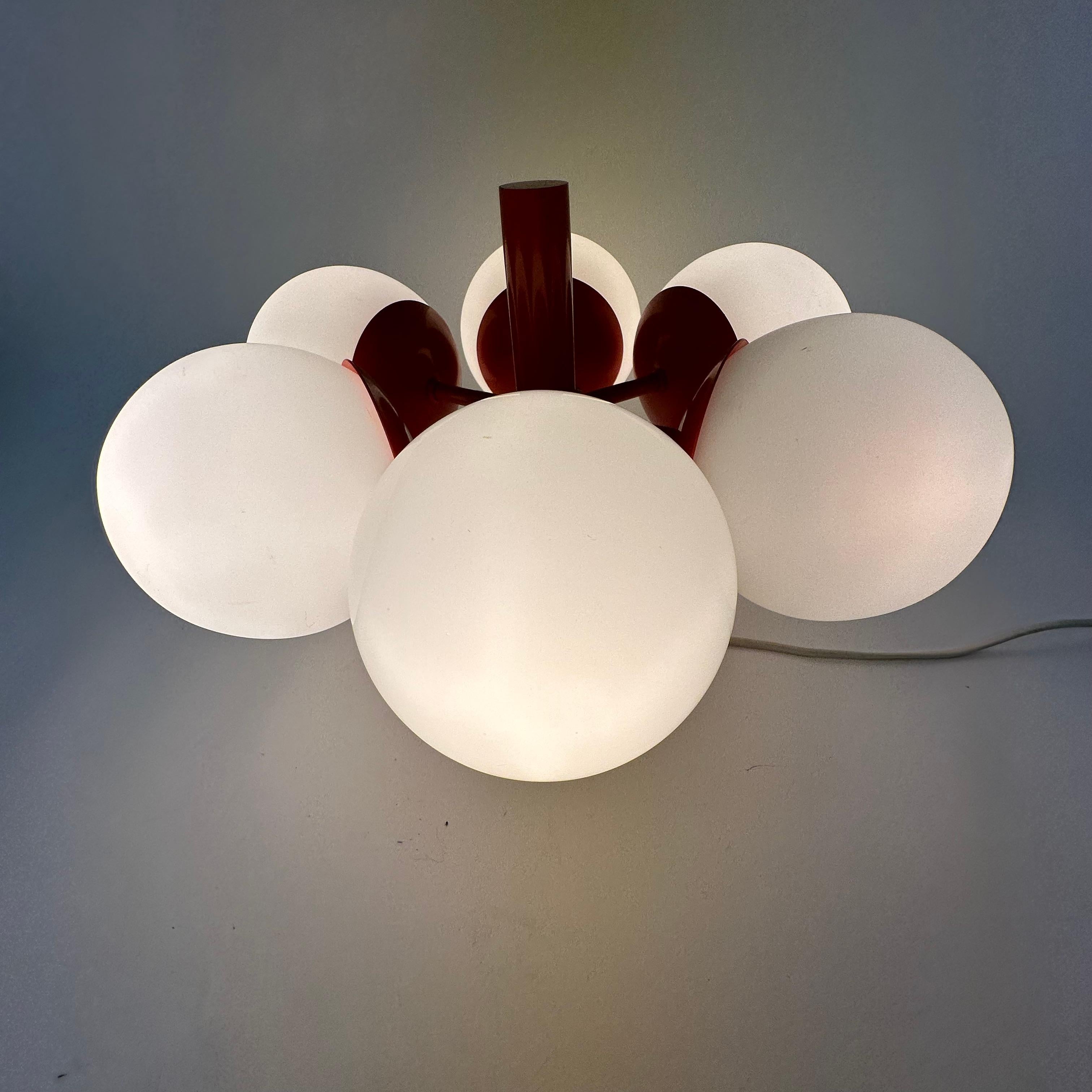 Mid century design Kaiser leuchten ceiling lamp , 1960’s Germany For Sale 4