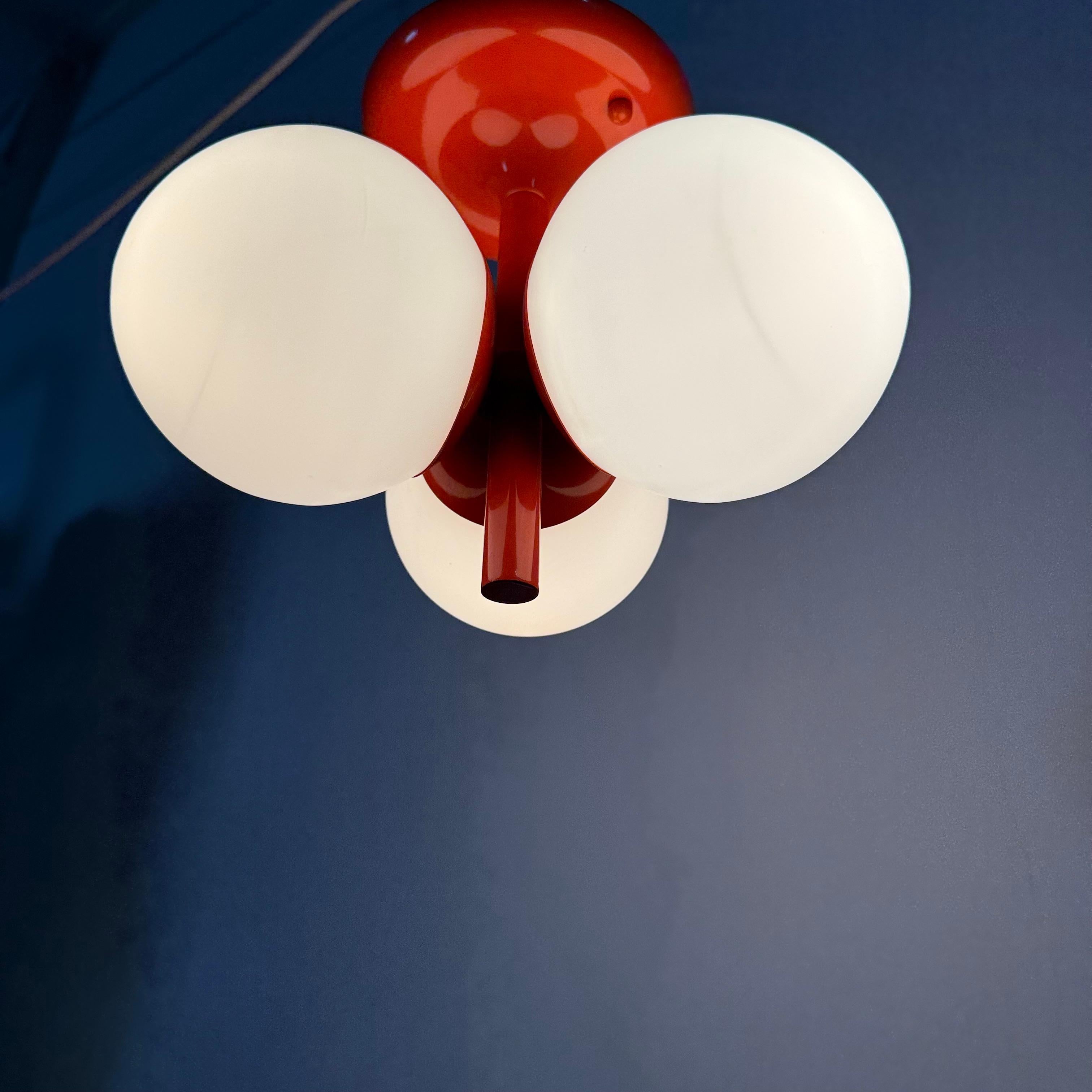 Allemand Plafonnier design Kaiser Leuchten , 1960's Allemagne en vente