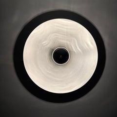 Mid-century design large disc lamp , 1970s attributed to Charlotte Perriand