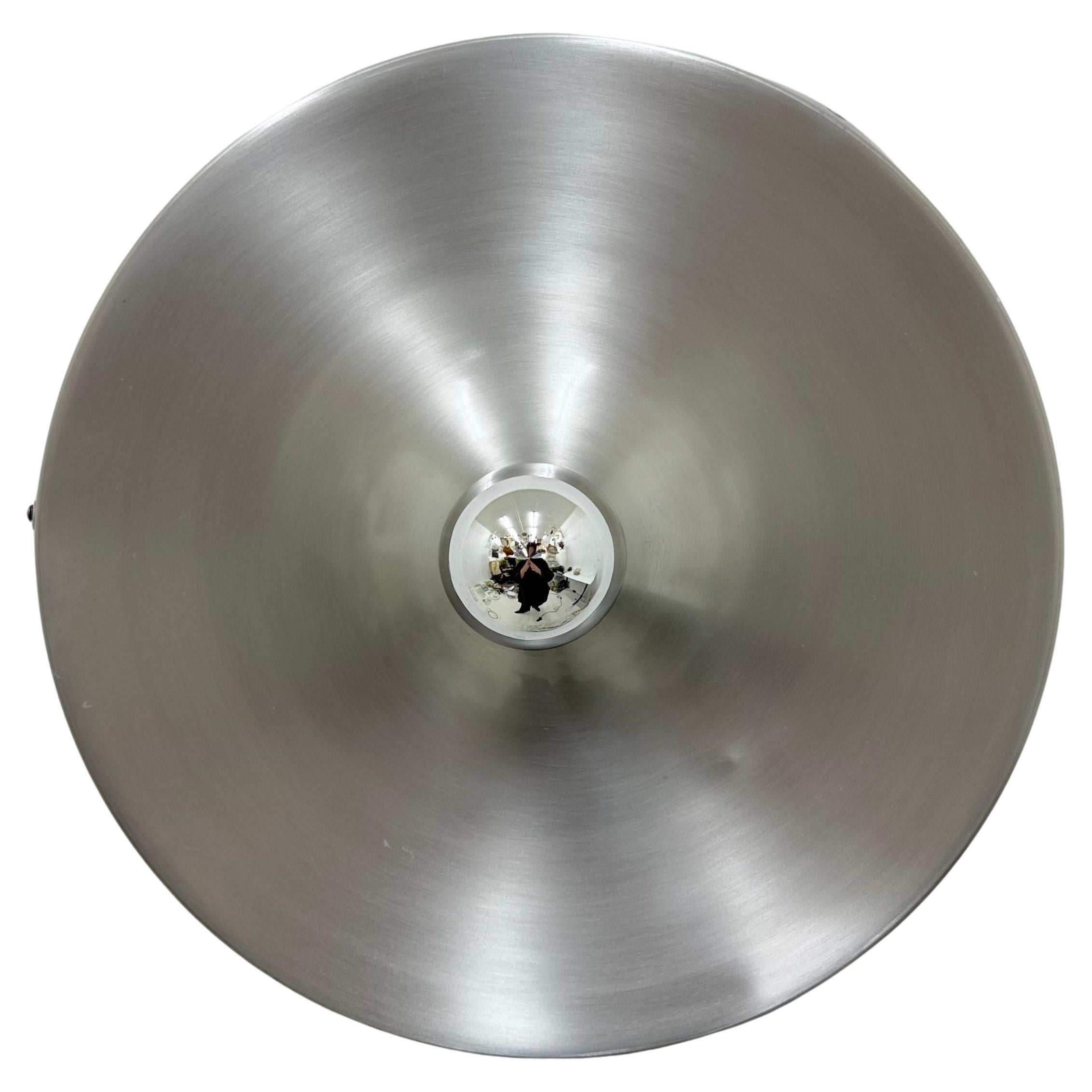 Mid-century design large disc lamp , 1970s attributed to Charlotte Perriand