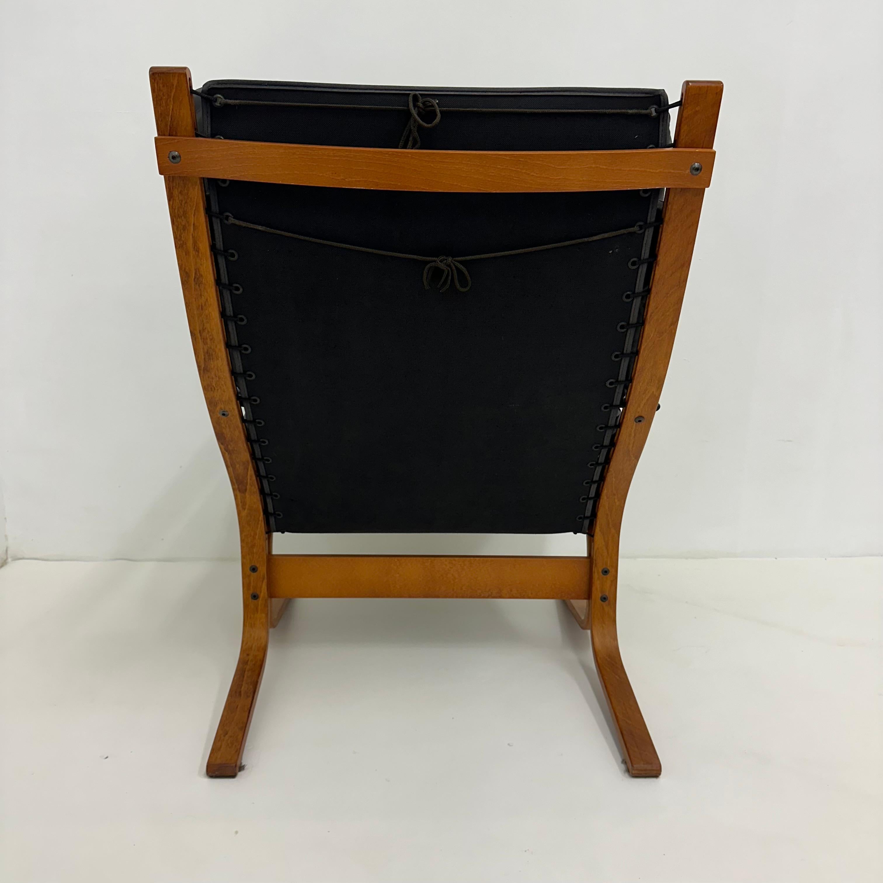 Mid-Century design leather ‘Siesta’ lounge chair by Ingmar Relling for Westnofa 13