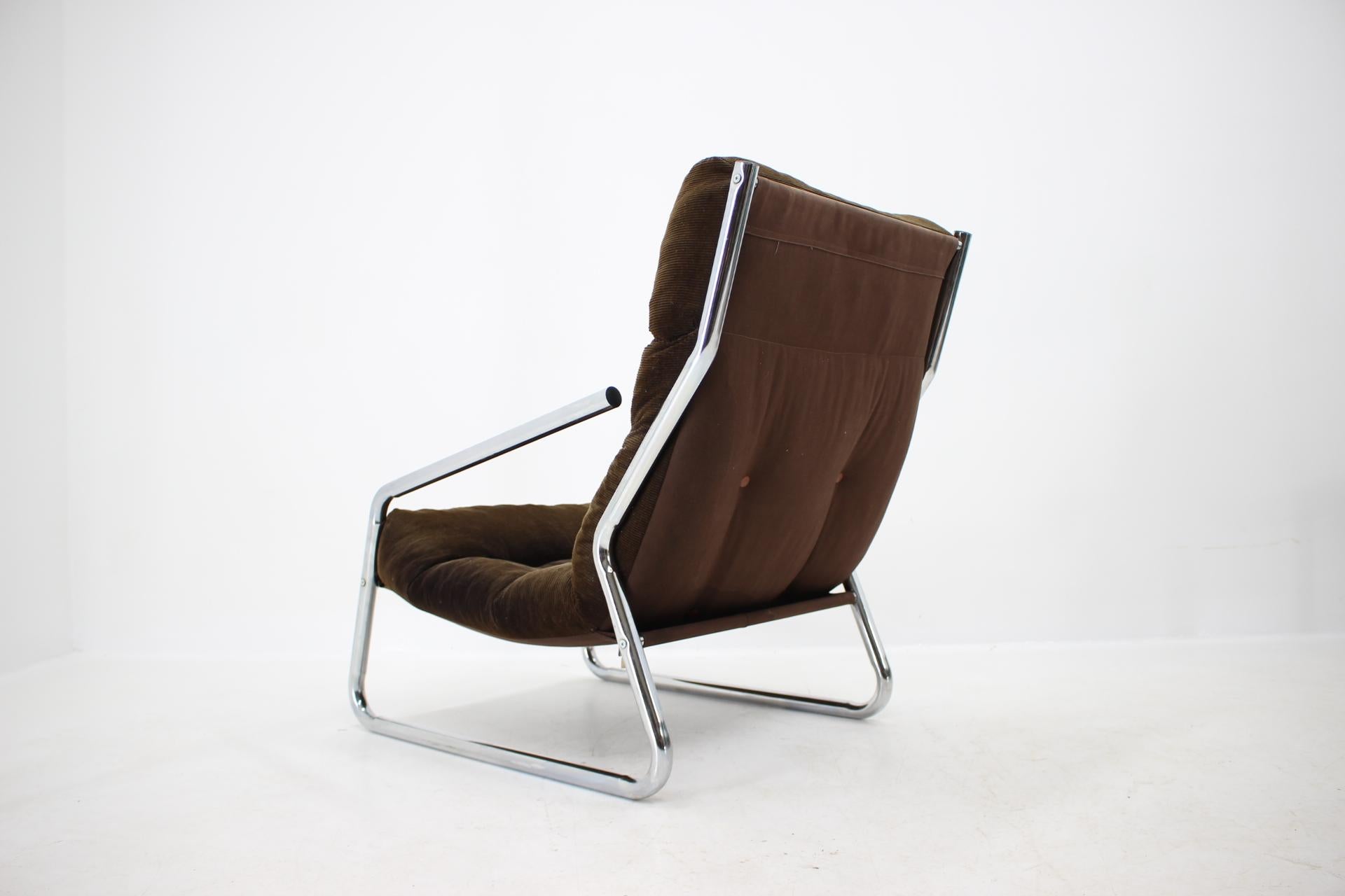German Midcentury Design Lounge Armchair, 1970s