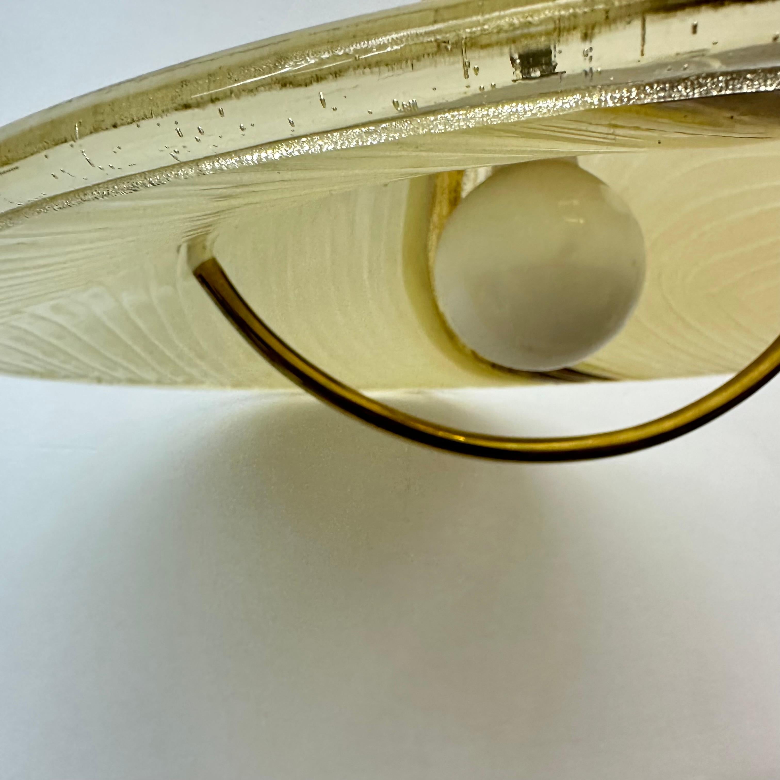 Plastica Design di metà secolo in lucite, anni '70 Hustadt Leuchten in vendita