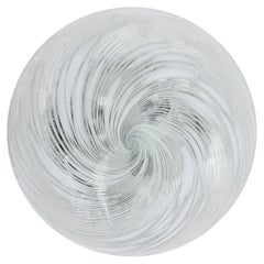 Mid-century design Murano glass Hillebrand ceiling lamp , 1970s