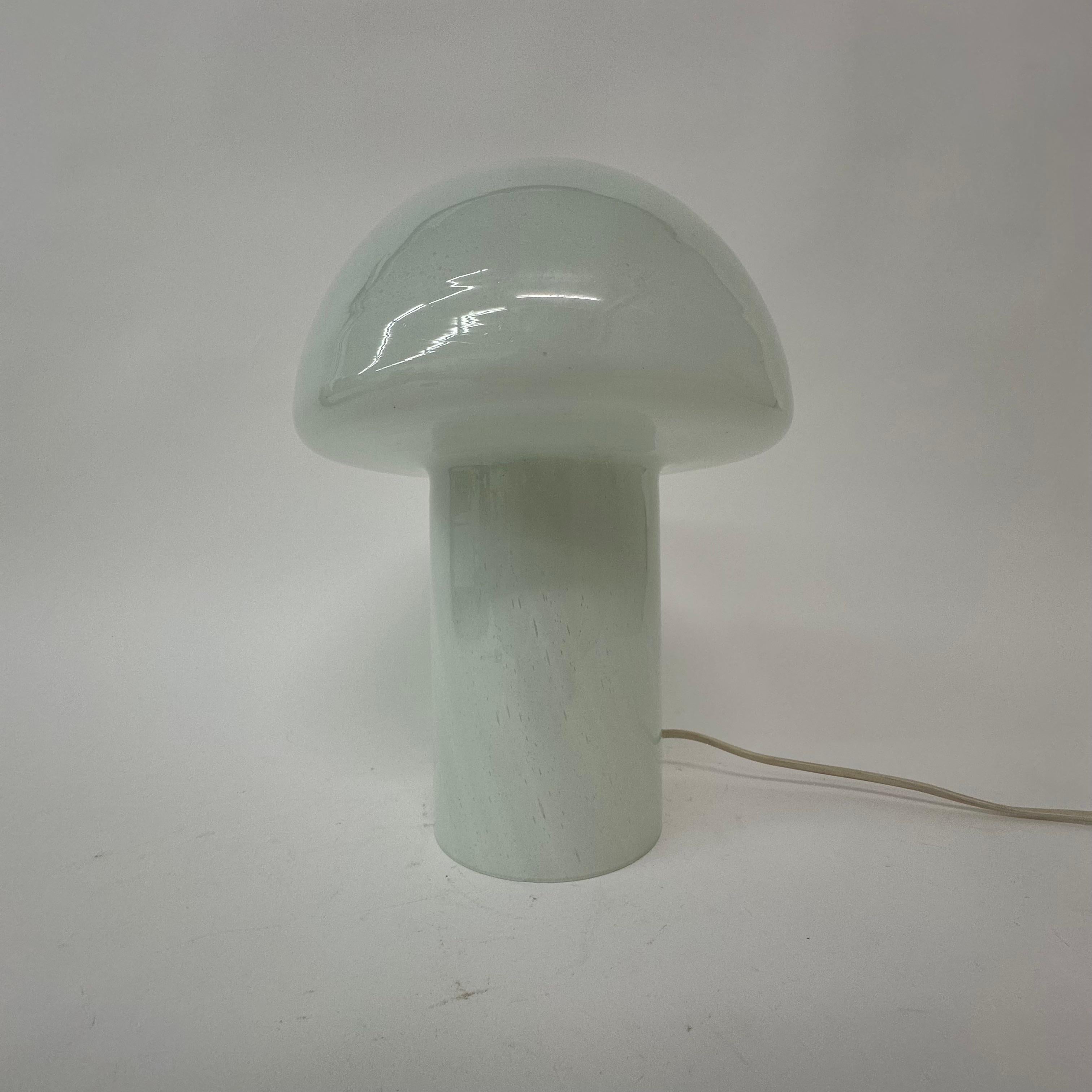 Mid-Century Modern Mid-century design mushroom glass table lamp , 1970’s For Sale