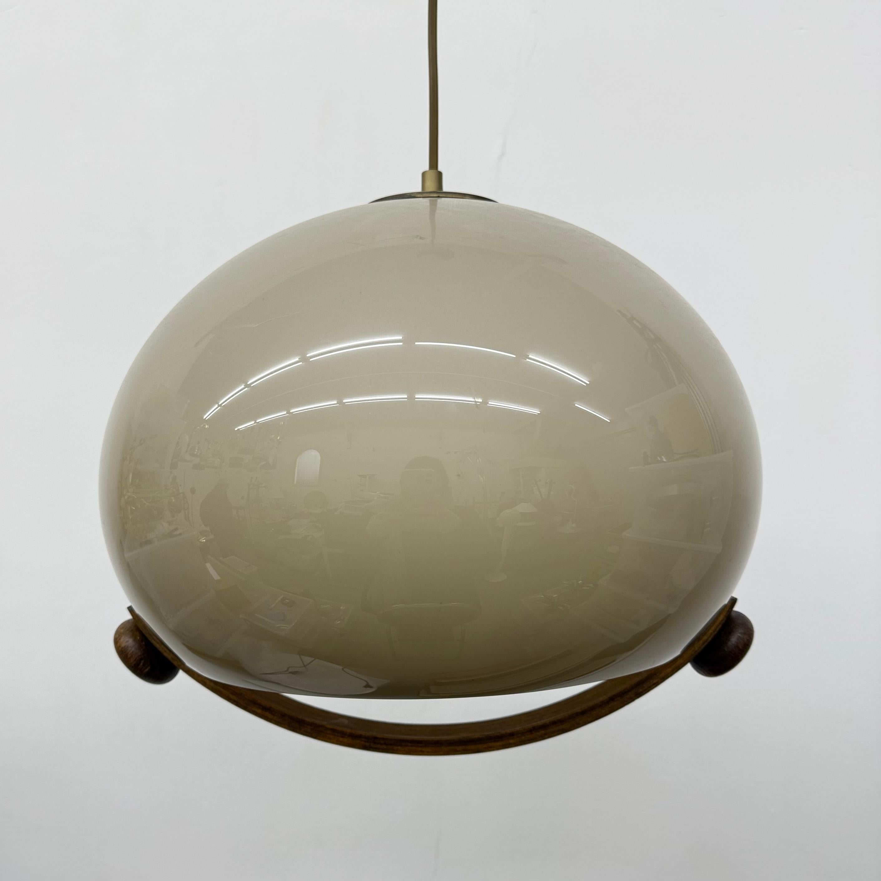 Lampada a sospensione a fungo dal design di metà secolo, anni '70 7