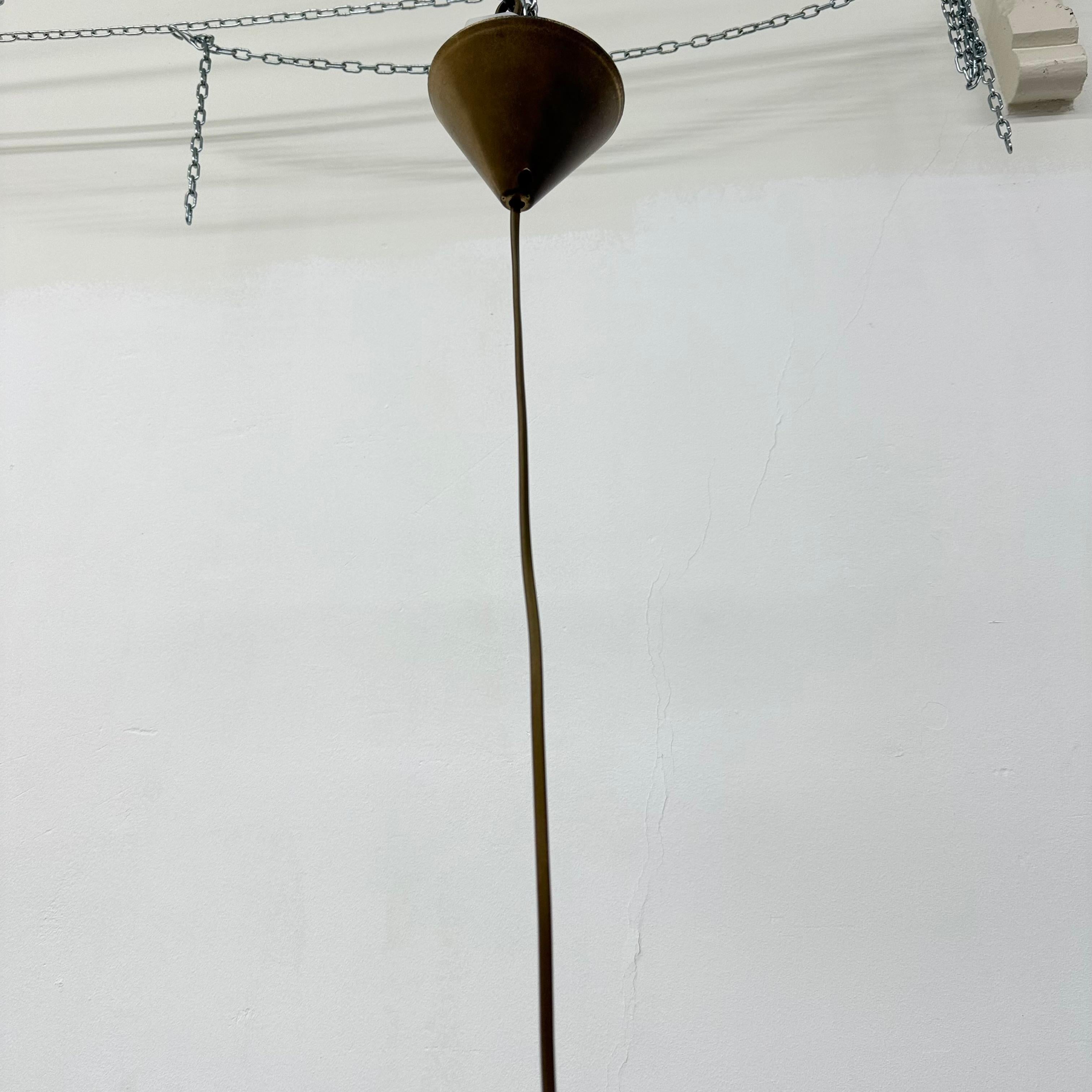 Lampada a sospensione a fungo dal design di metà secolo, anni '70 9