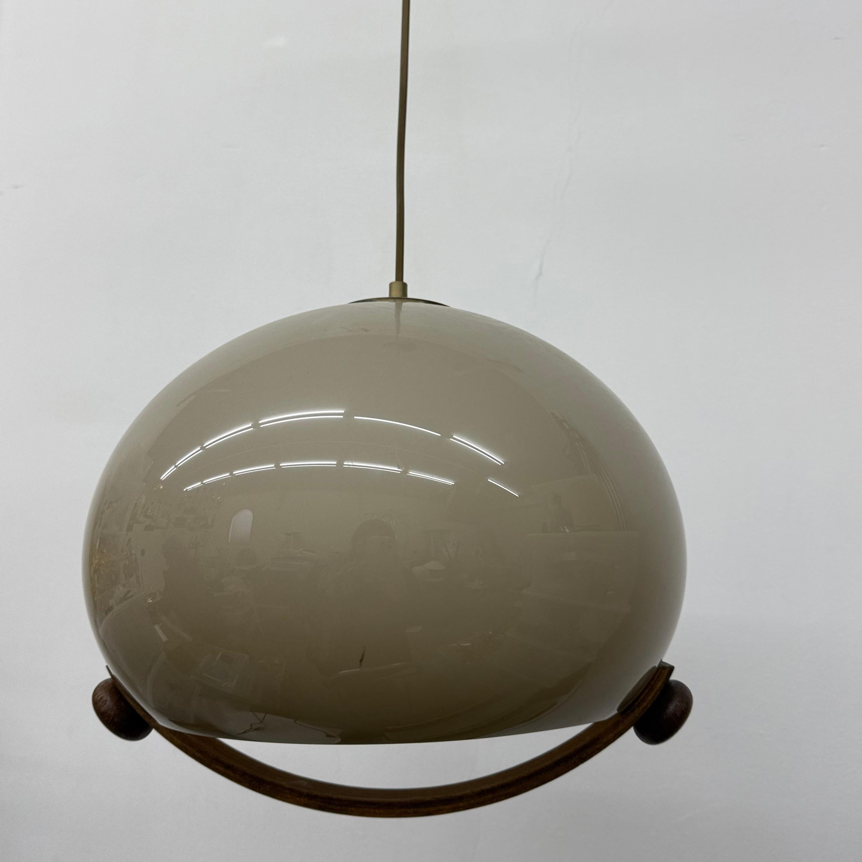 Mid-Century moderno Lampada a sospensione a fungo dal design di metà secolo, anni '70