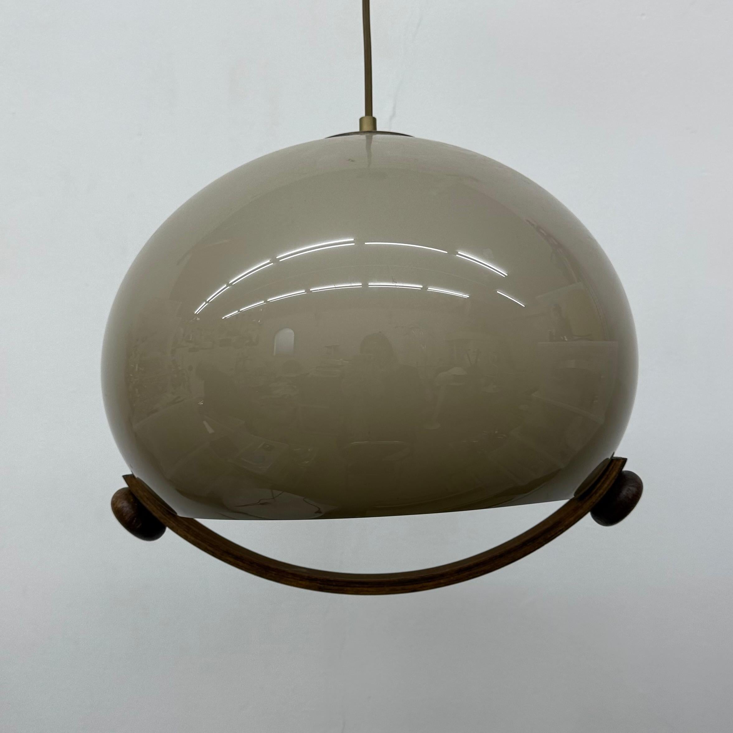 Fine XX secolo Lampada a sospensione a fungo dal design di metà secolo, anni '70