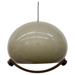 Mid century design mushroom hanging lamp , 1970s