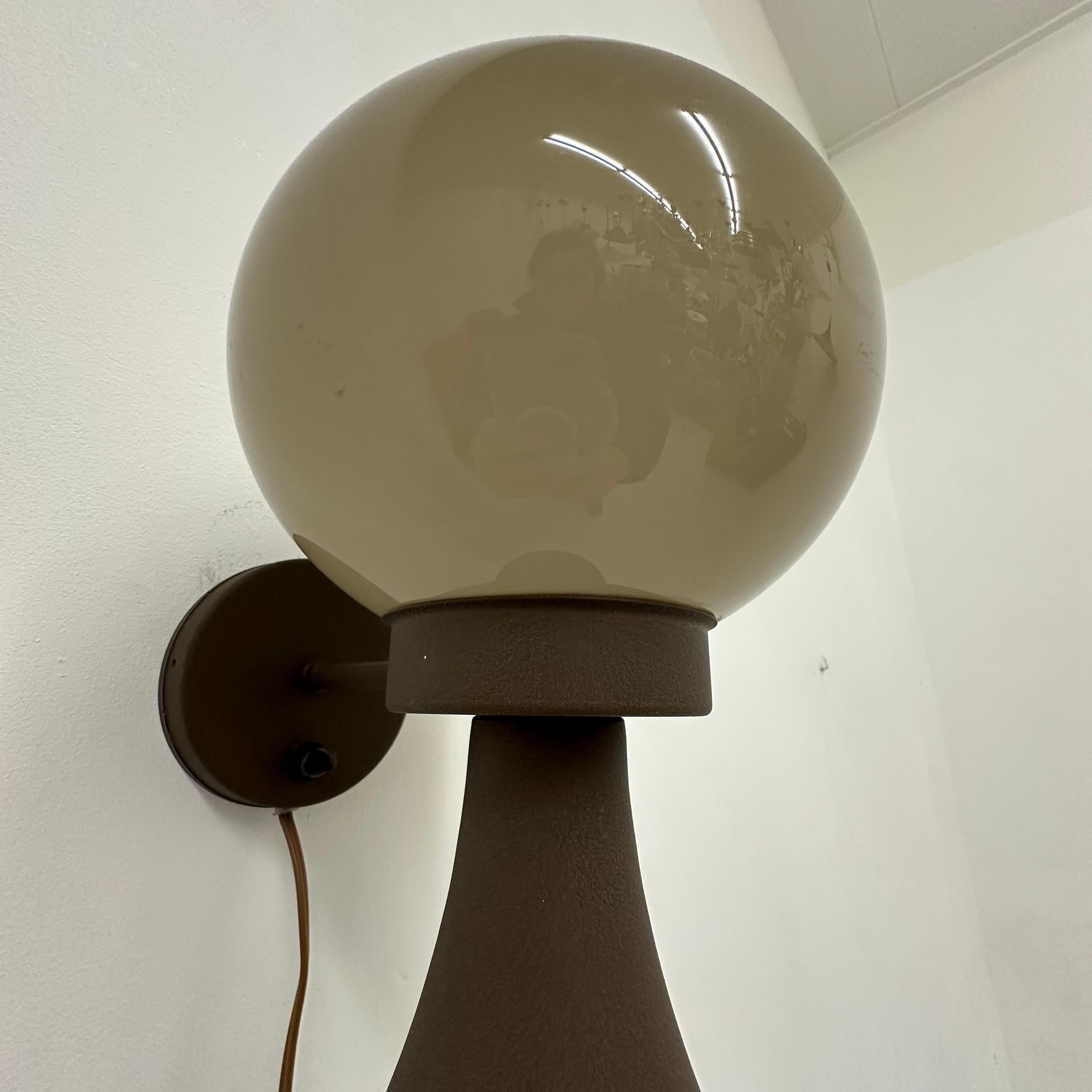 Lampada da parete a fungo dal design di metà secolo di Dijkstra Holland, anni '70 in vendita 4