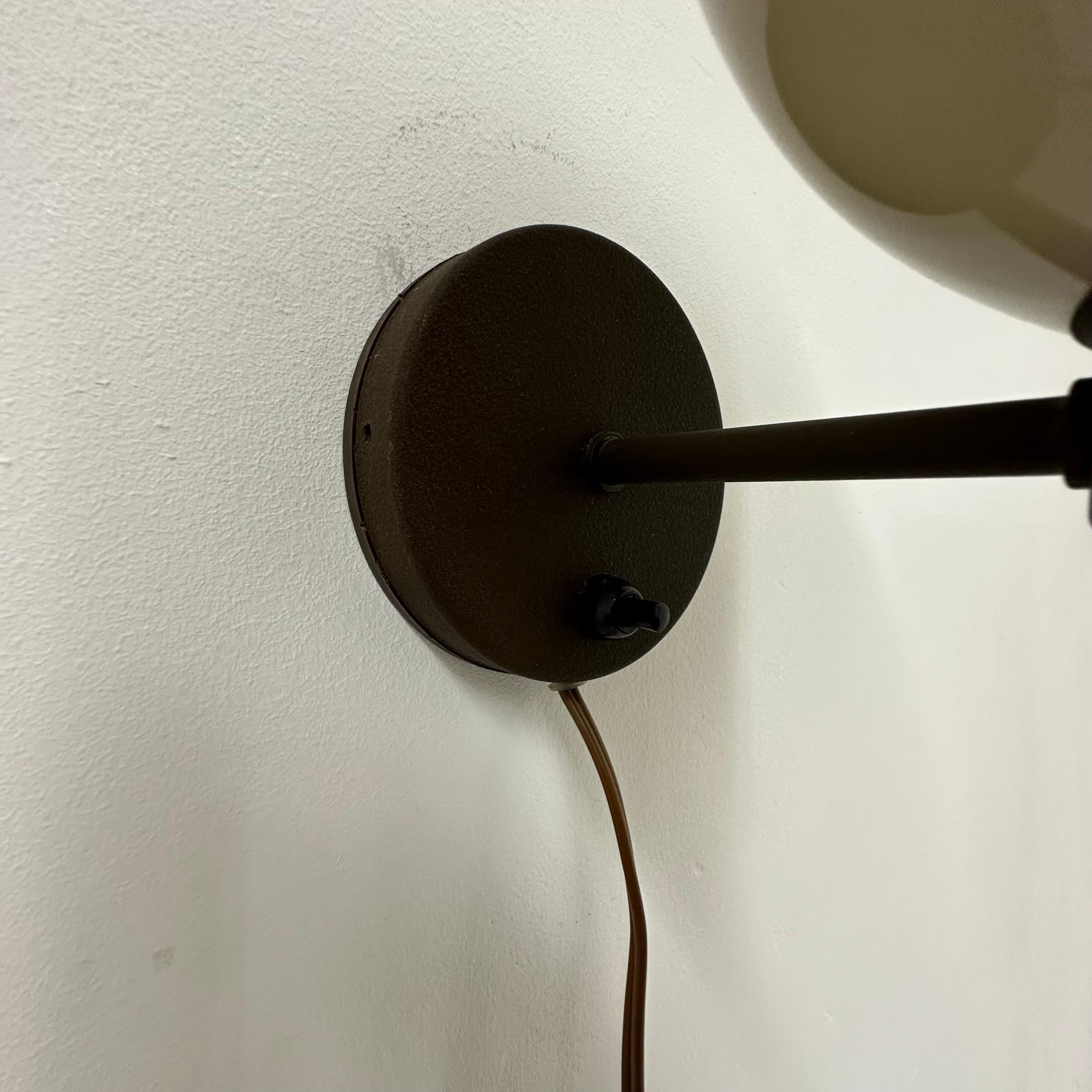 Lampada da parete a fungo dal design di metà secolo di Dijkstra Holland, anni '70 in vendita 5