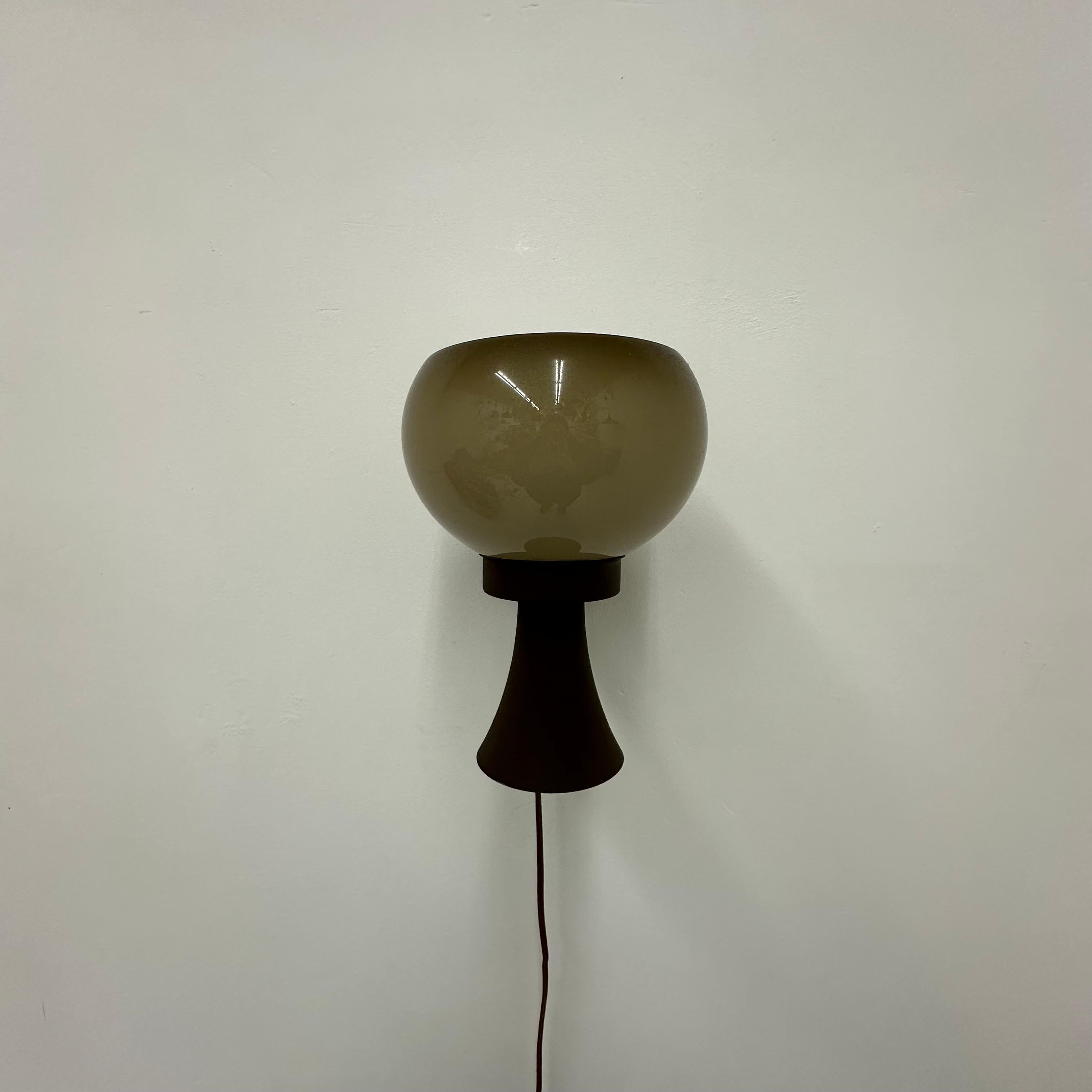 Lampada da parete a fungo dal design di metà secolo di Dijkstra Holland, anni '70 in vendita 1
